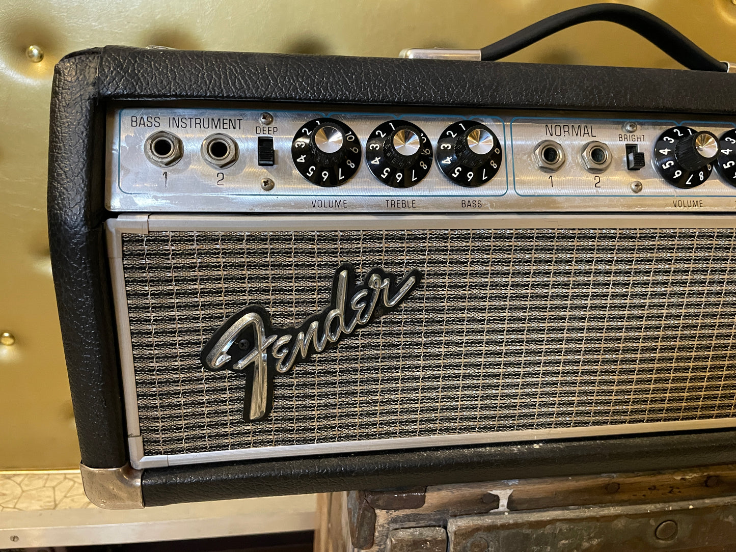 1969 Fender Silverface Bassman Amplifier Head AC568