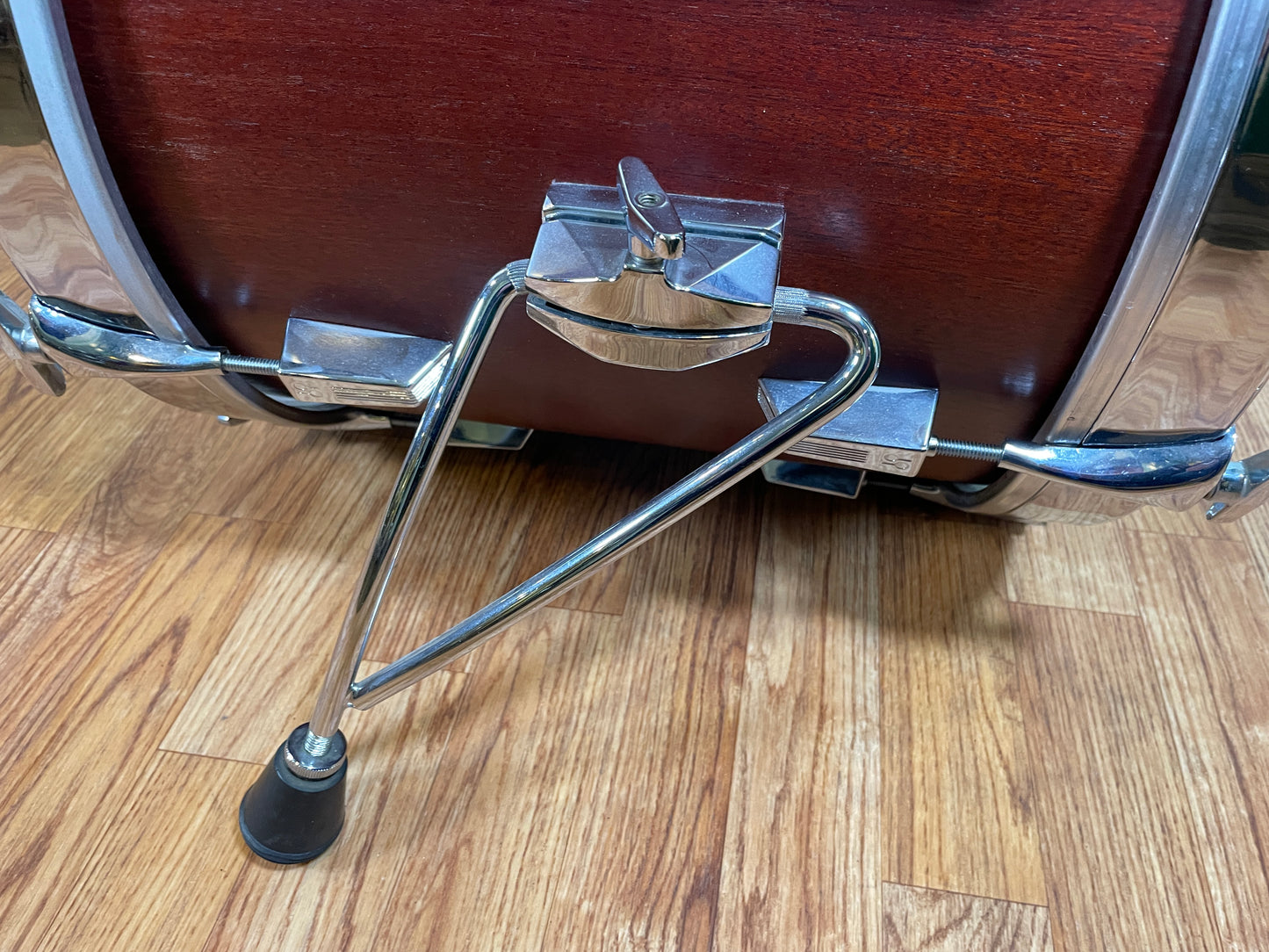 Vintage Sonor Phonic 18x14 Bass Drum Red Mahogany