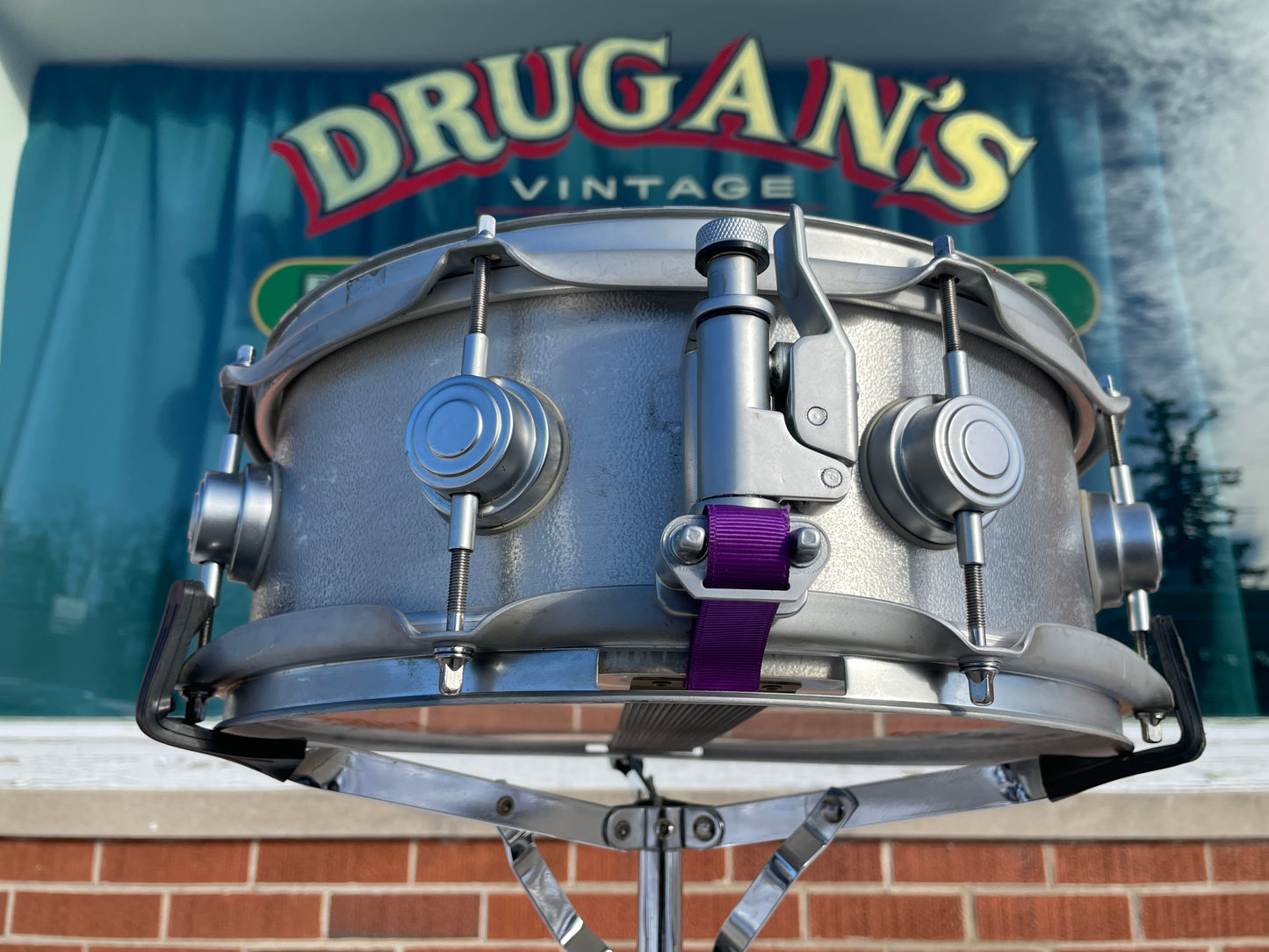 2001 DW Collector's Series 5x13 Cast Aluminum Snare Drum Workshop Billy Ward