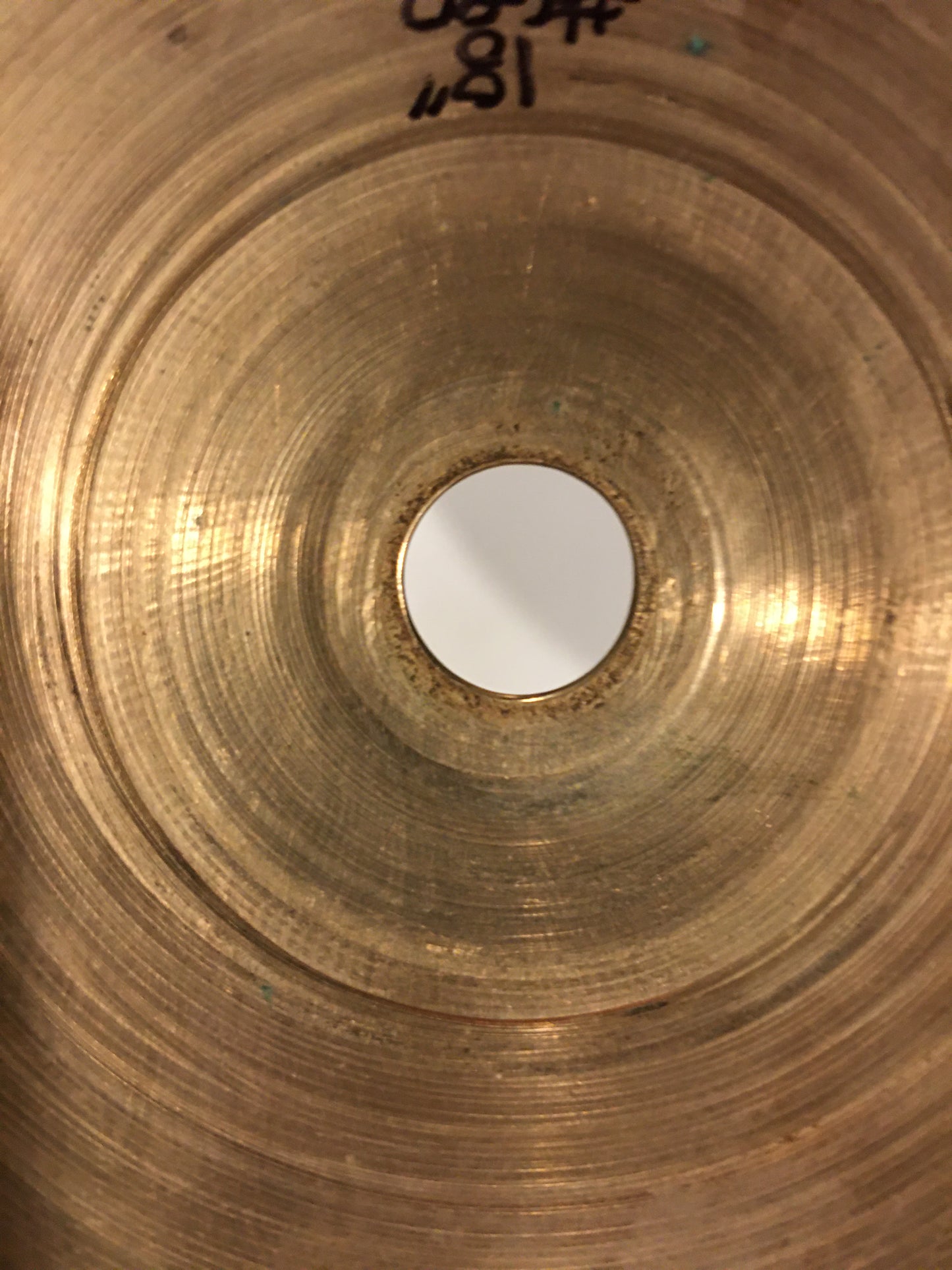 18" Zildjian A 1950s Small Stamp Crash / Ride Cymbal 1606g #680 *Sound File*