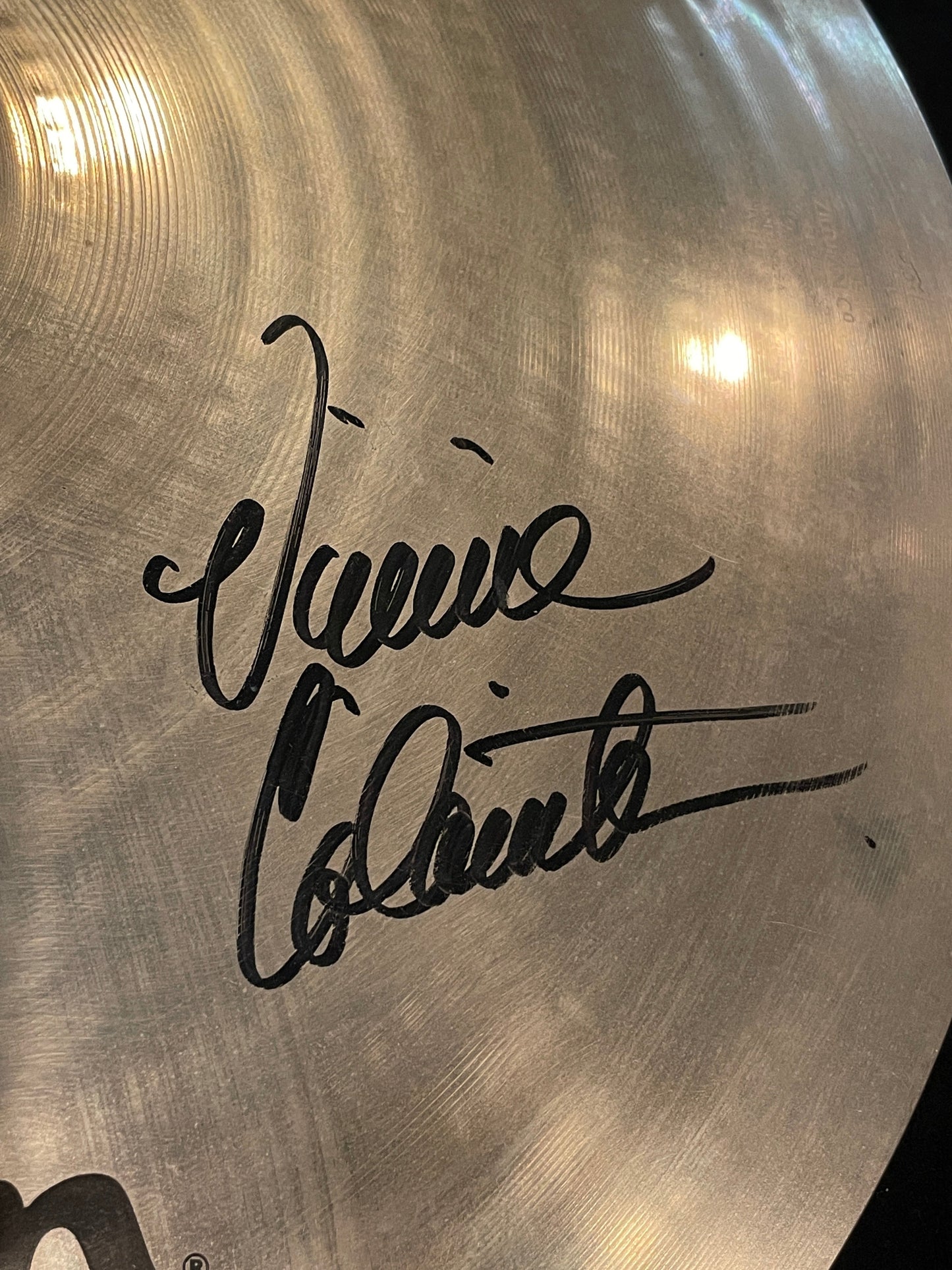 16" Zildjian A Custom Fast Crash Signed By Vinnie Colaiuta 990g A20532