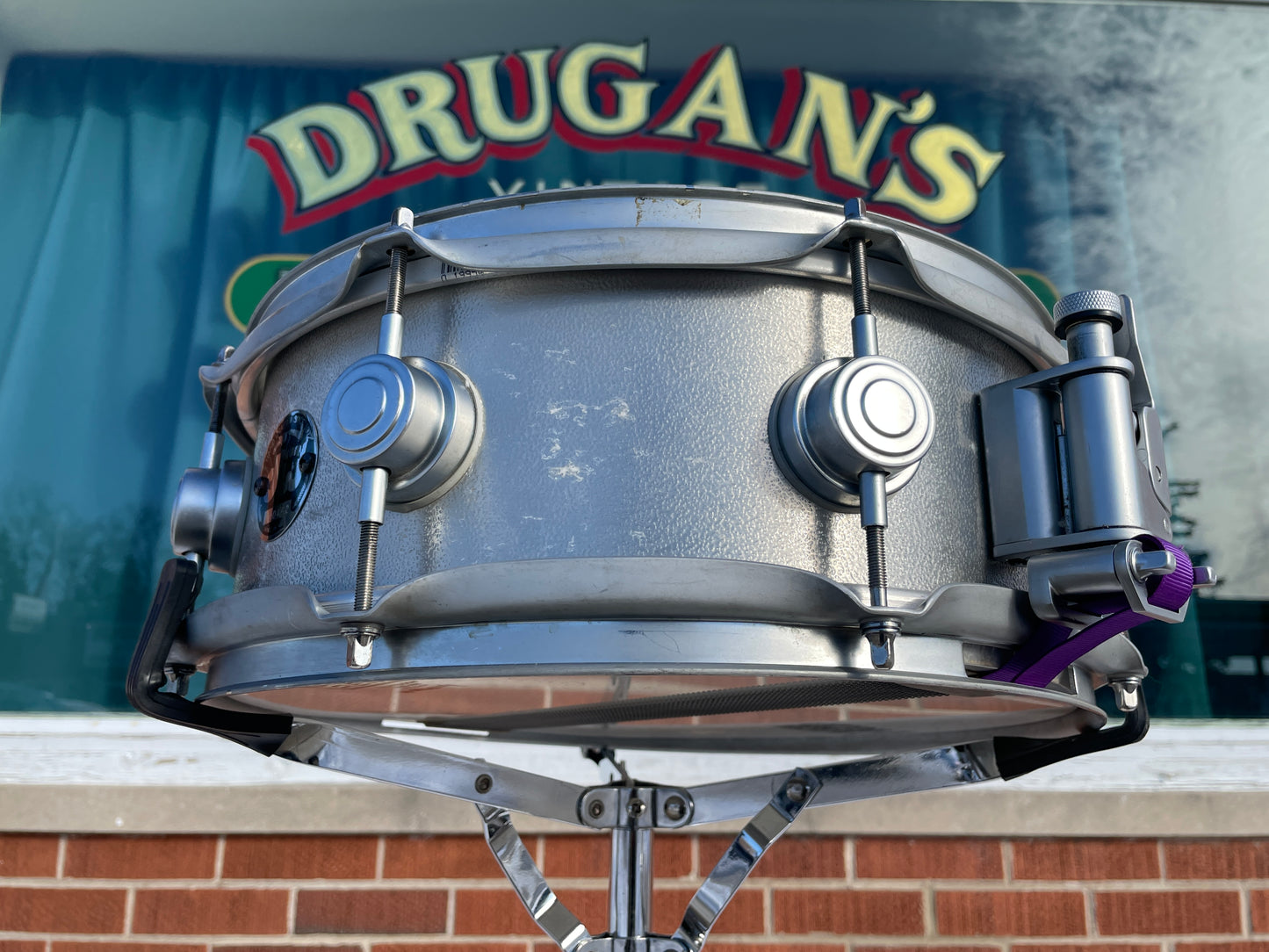 2001 DW Collector's Series 5x13 Cast Aluminum Snare Drum Workshop Billy Ward