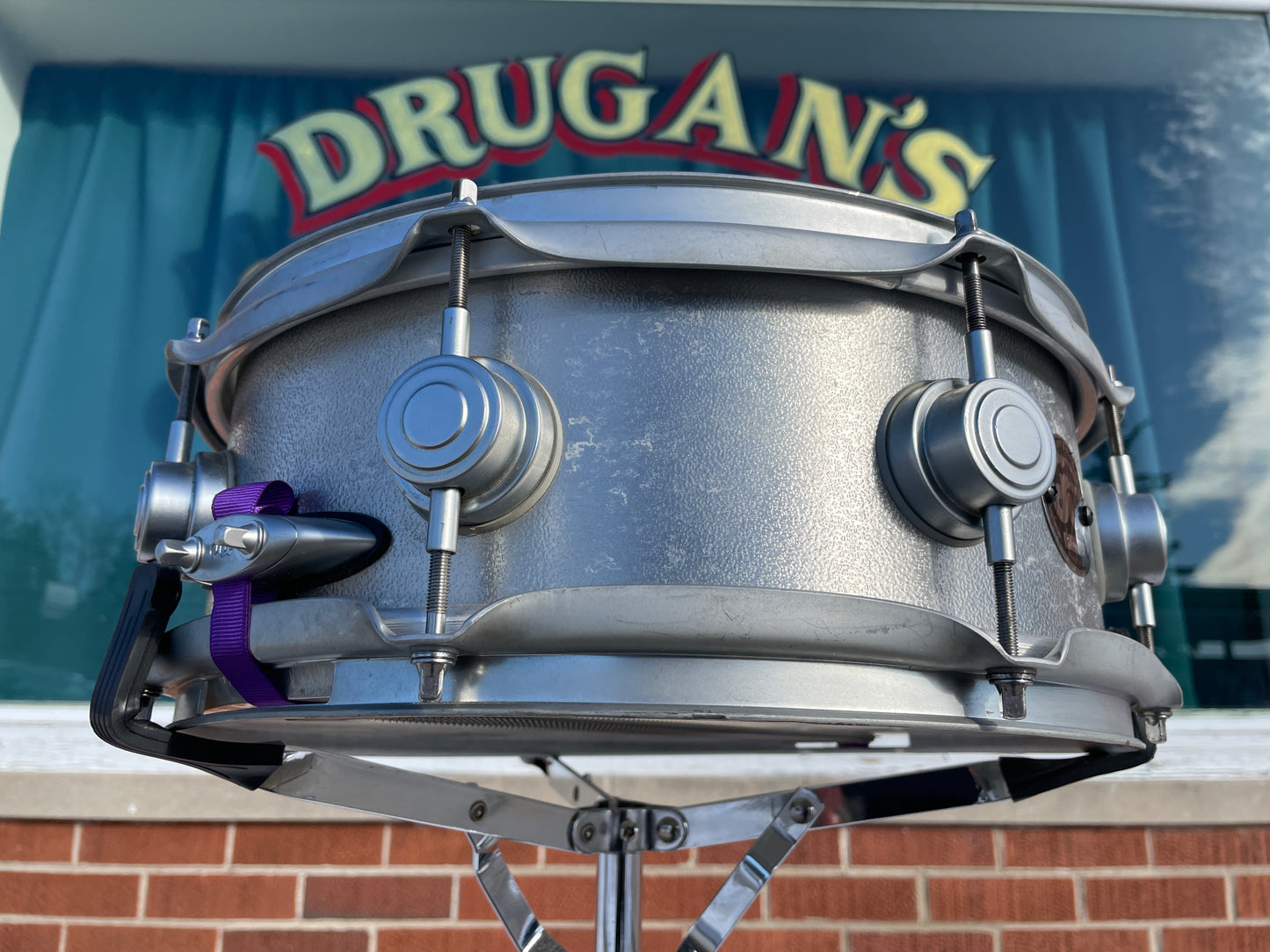 2001 DW Collector's Series 5x13 Cast Aluminum Snare Drum Workshop Billy Ward