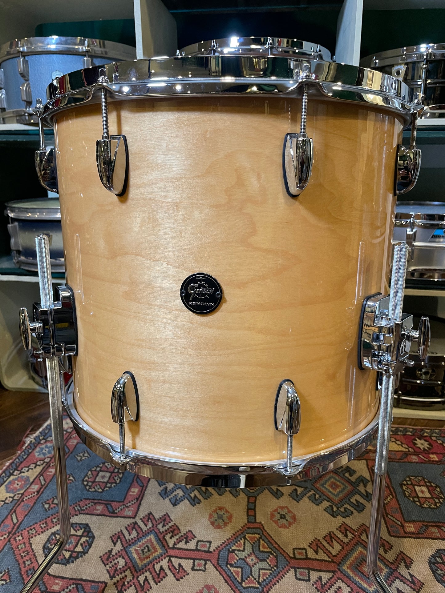 Gretsch Renown 14x16 Floor Tom Drum Single Gloss Natural