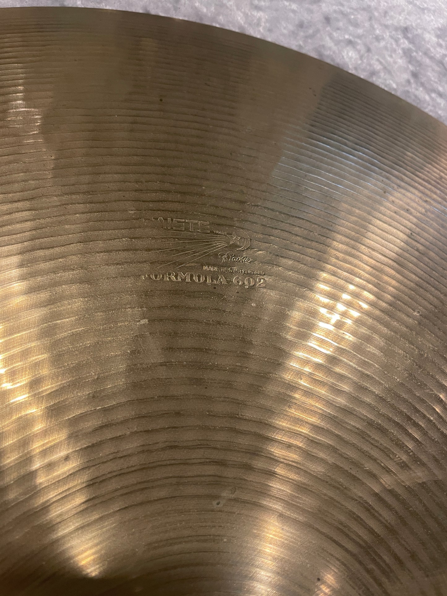 20" Paiste Pre-Serial Number Formula 602 Ride Cymbal 2230g #34