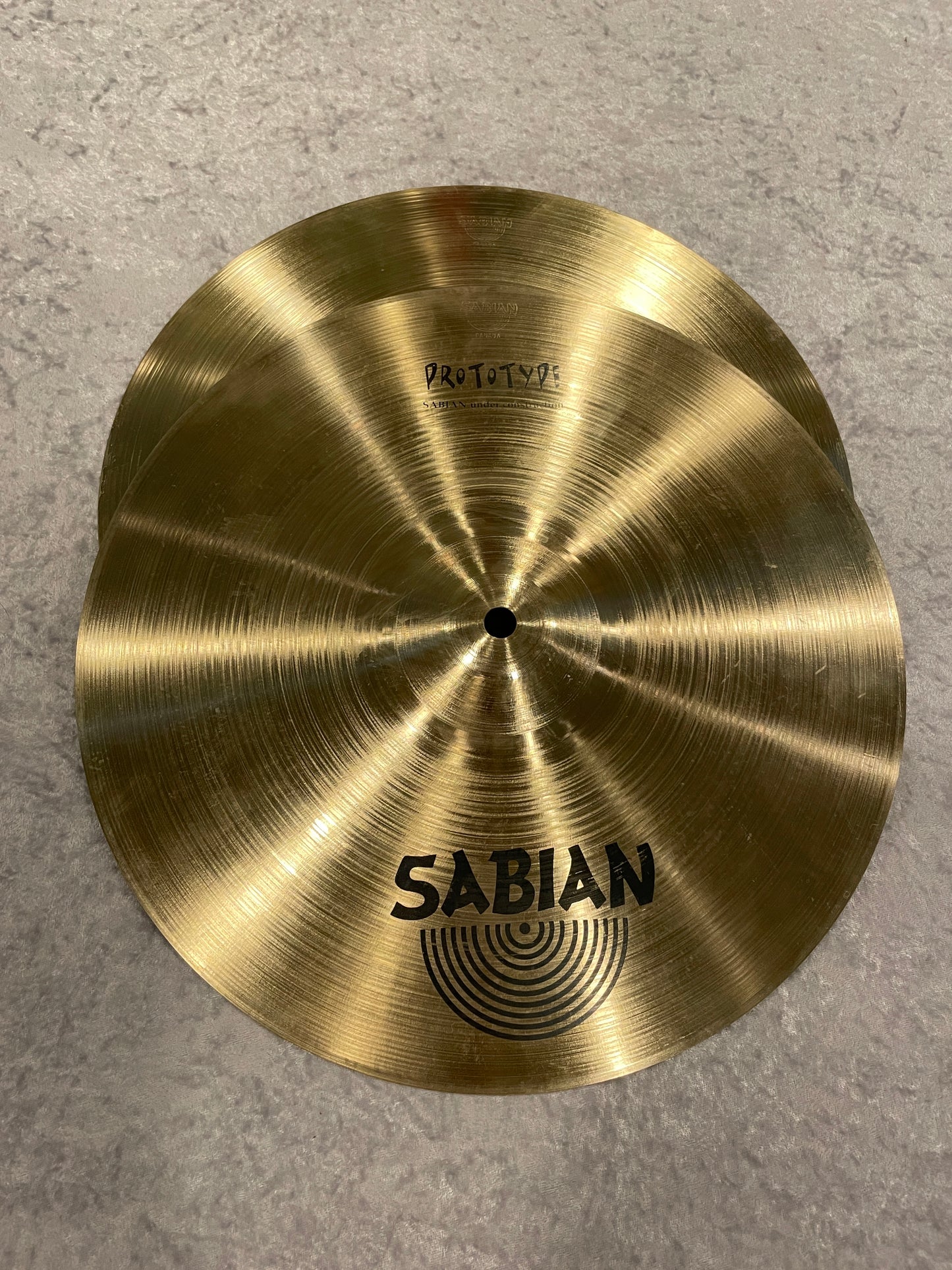 14" Sabian Prototype Hi-Hat Pair 854g/1100g