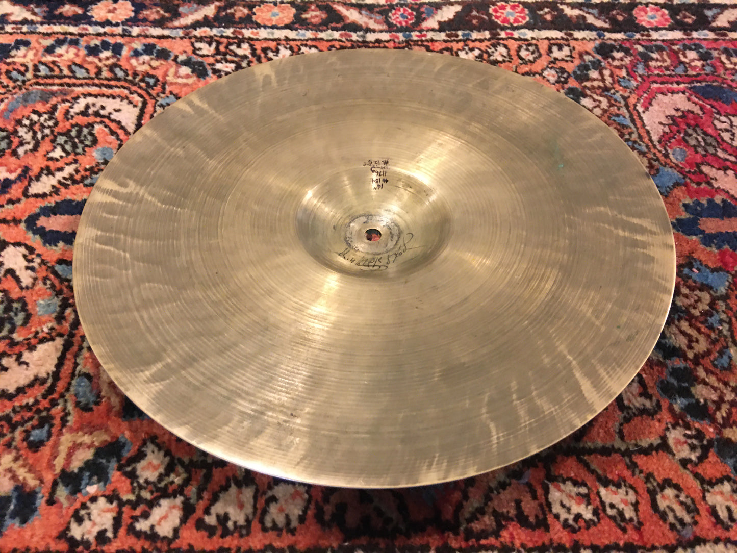 14" Zildjian A 1929-40 1st Stamp Small Ride / Single Hi-Hat Cymbal 1176g #154 *Sound File*
