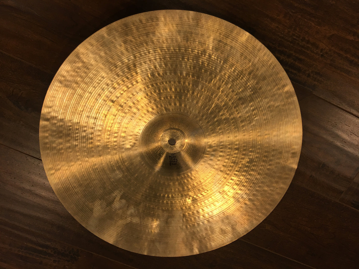 18" 1960s Zildjian A Ride Cymbal 1518g #620