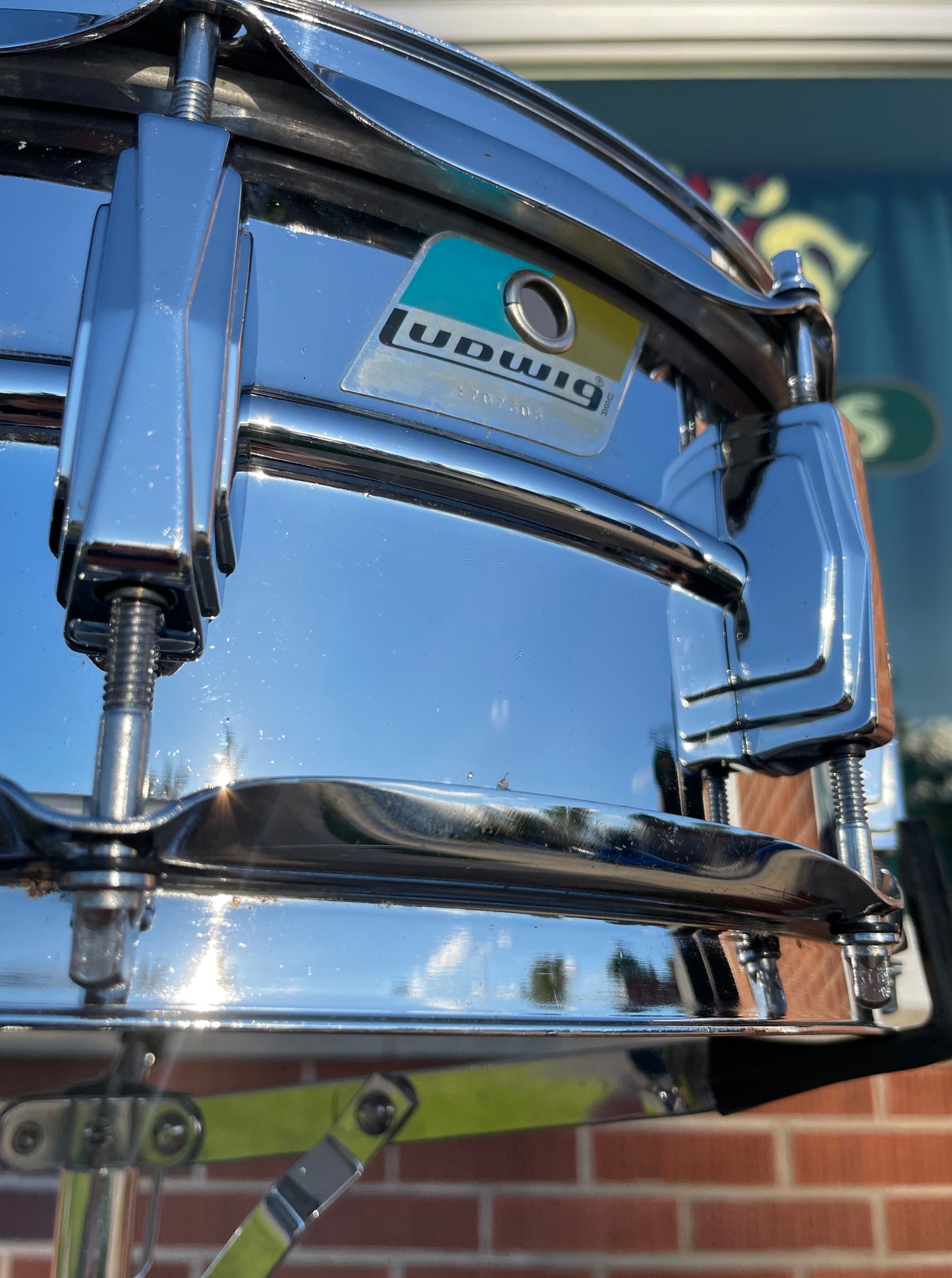 1970s Ludwig LM400 5x14 Supraphonic Snare Drum