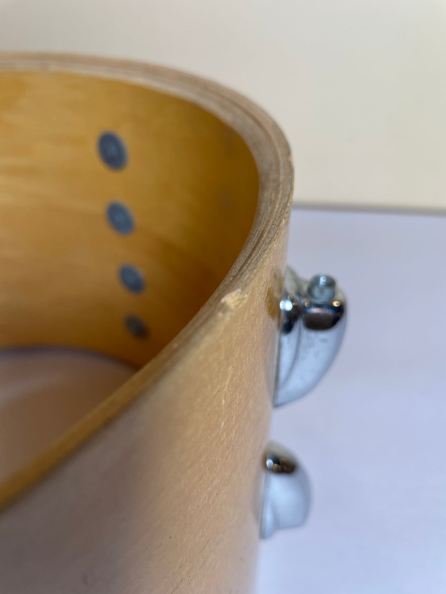 1970s Slingerland 8x12 Tom Drum Single Natural