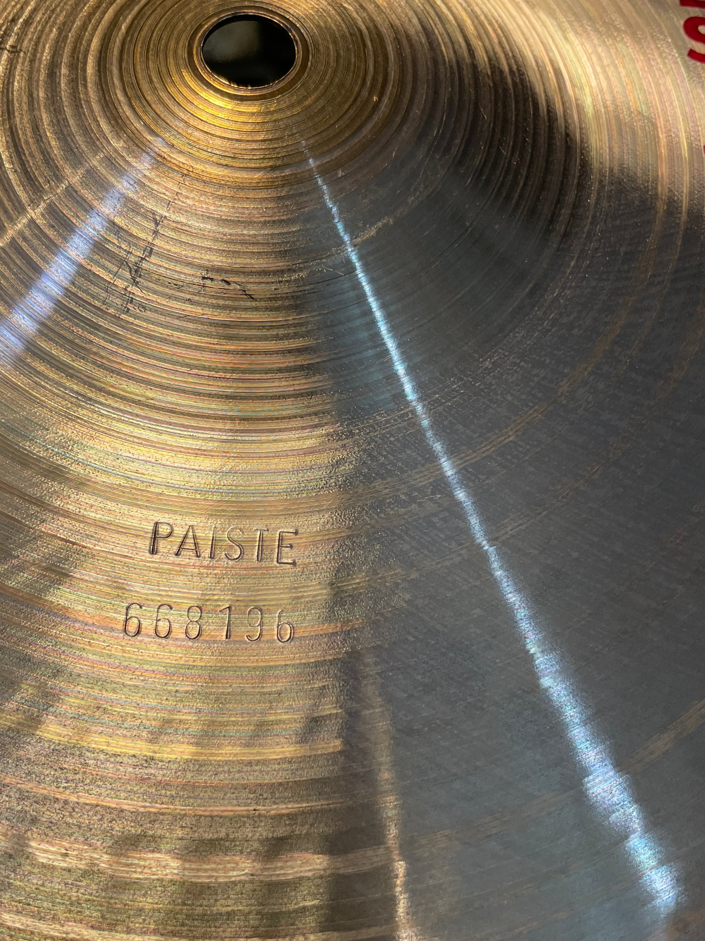 14" Paiste 1986 3000 Sound Edge Hi-Hat Cymbal Pair 866g/1170g
