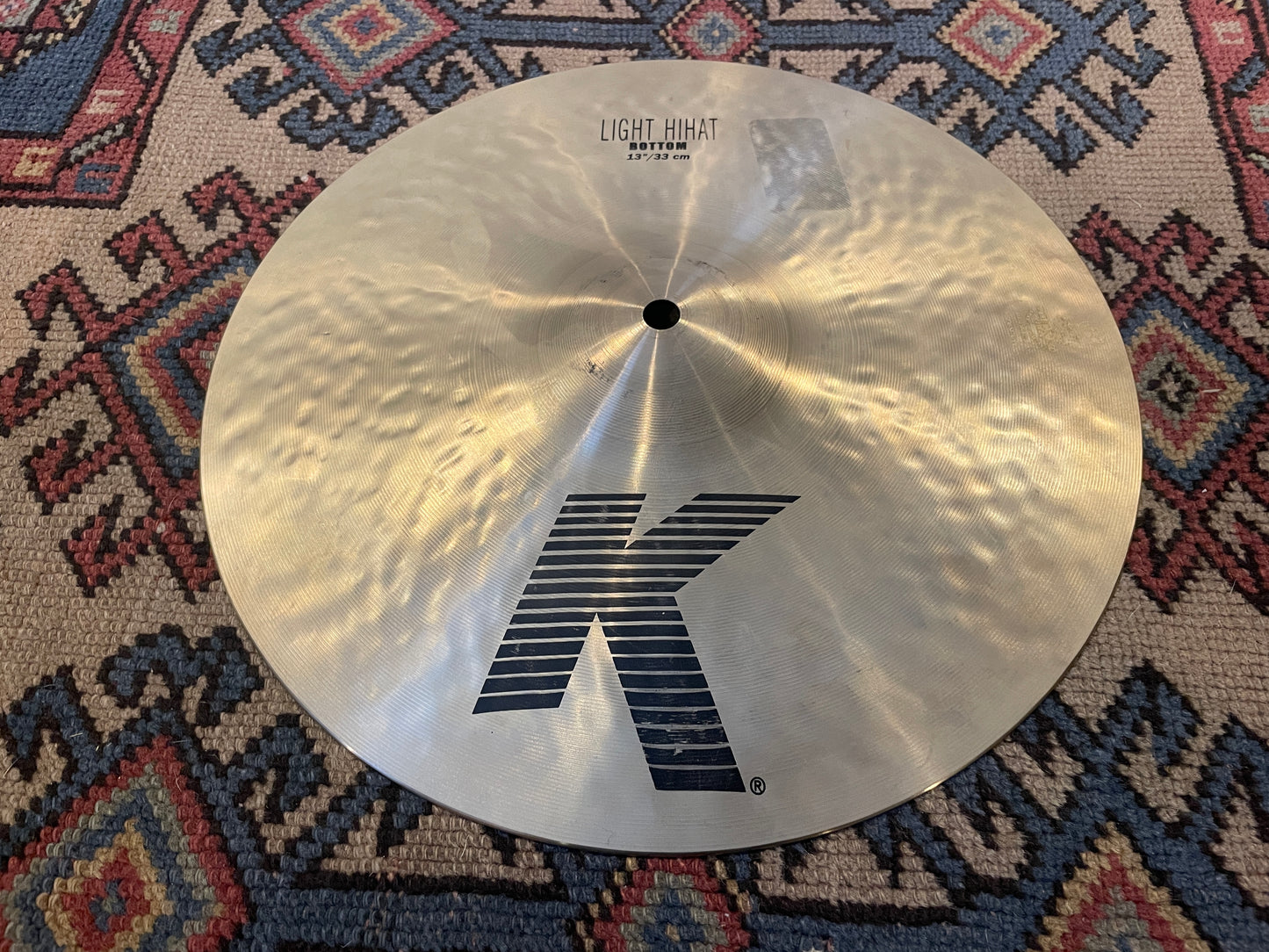 13" Zildjian K Light Hi-Hat Bottom Single Cymbal 1124g K0806