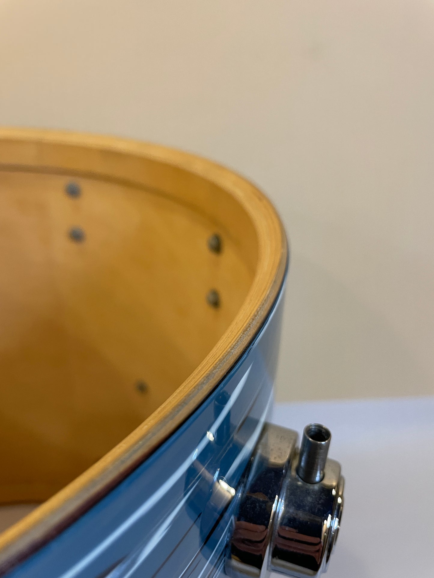 DW 16x16 Floor Tom Oyster Blue w/ Suspension Rim Mount Drum Workshop