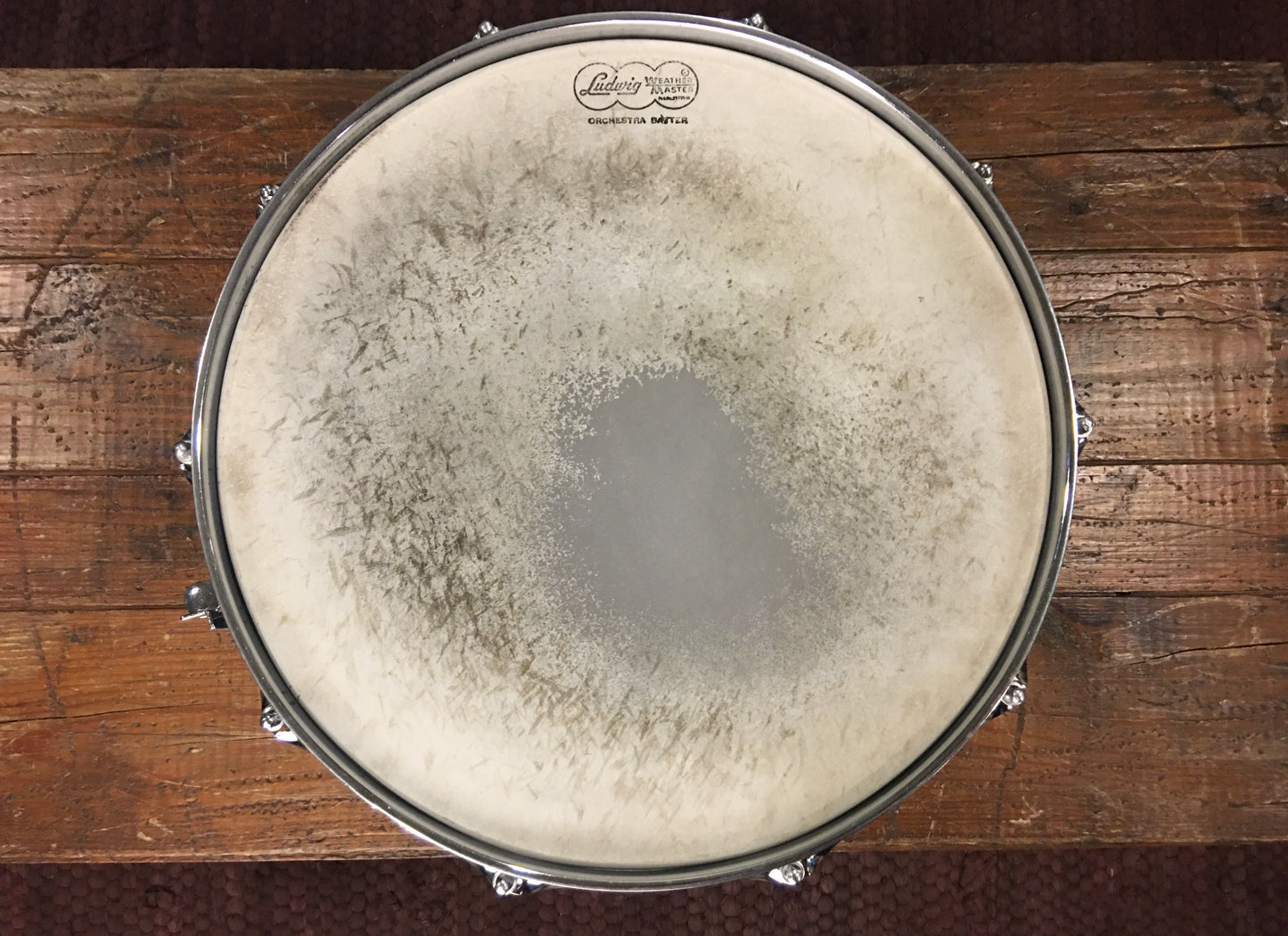 1966 Ludwig Supraphonic LM400 5x14 Snare Drum 100% Original
