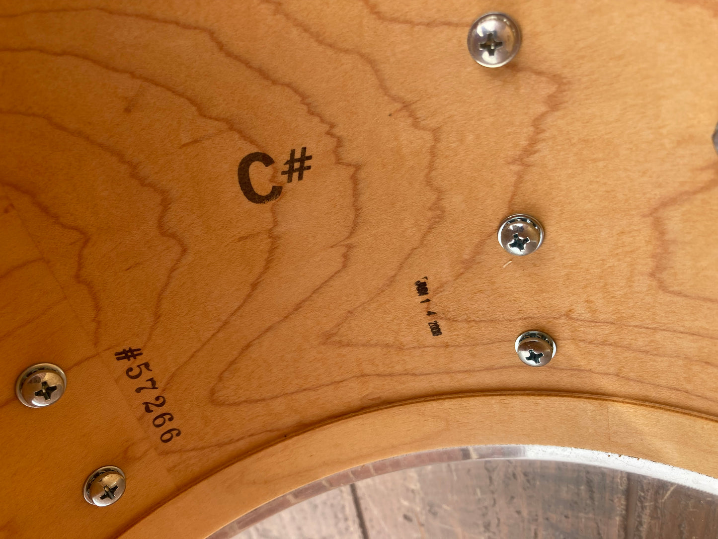 DW 8x10 Tom Single Drum Cherry Satin Oil Drum Workshop