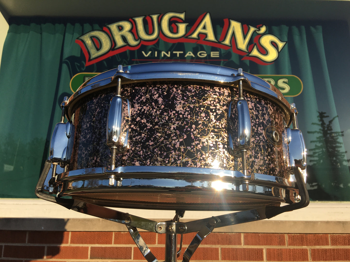 1958 Slingerland 5.5x14 Capri Pearl Super Gene Krupa Radio King Snare Drum