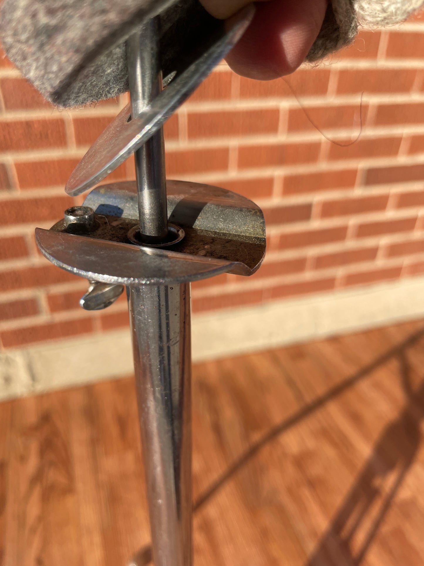 1970s Ludwig No. 1130 Atlas Tubular Spur-Lok Hi-Hat Stand w/ Swivel Feet