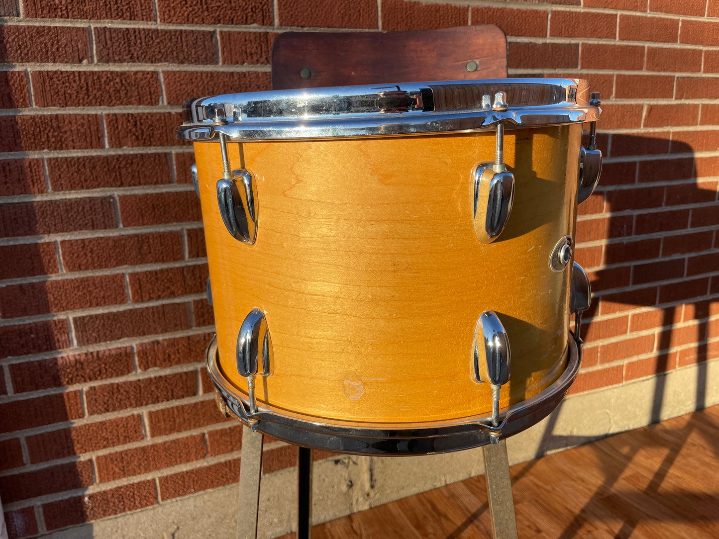 1970s Slingerland 9x13 Tom Drum Single Natural