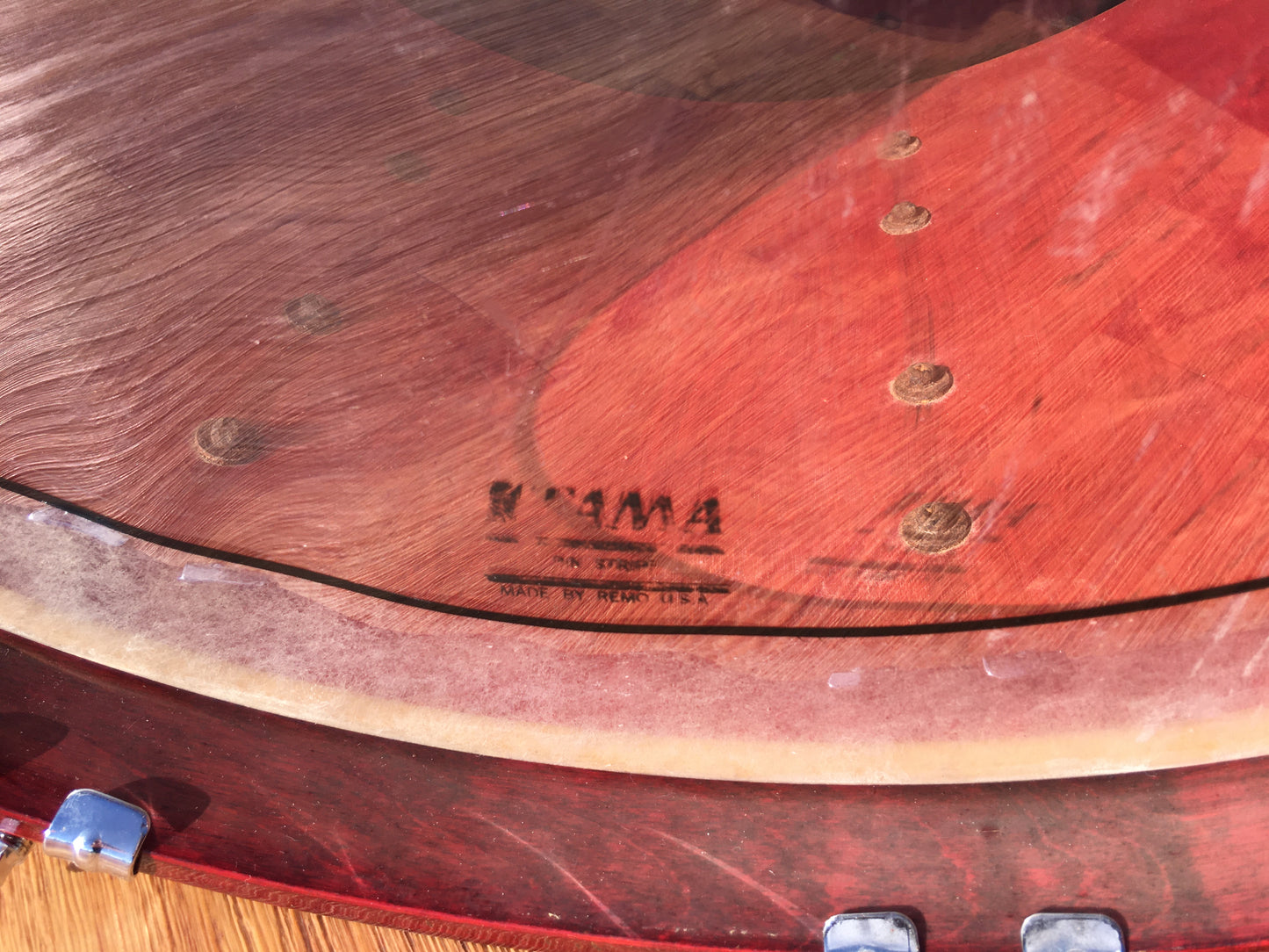 1970s-1980s Tama Superstar 14x24 Bass Drum Cherry Wine - Neil Peart