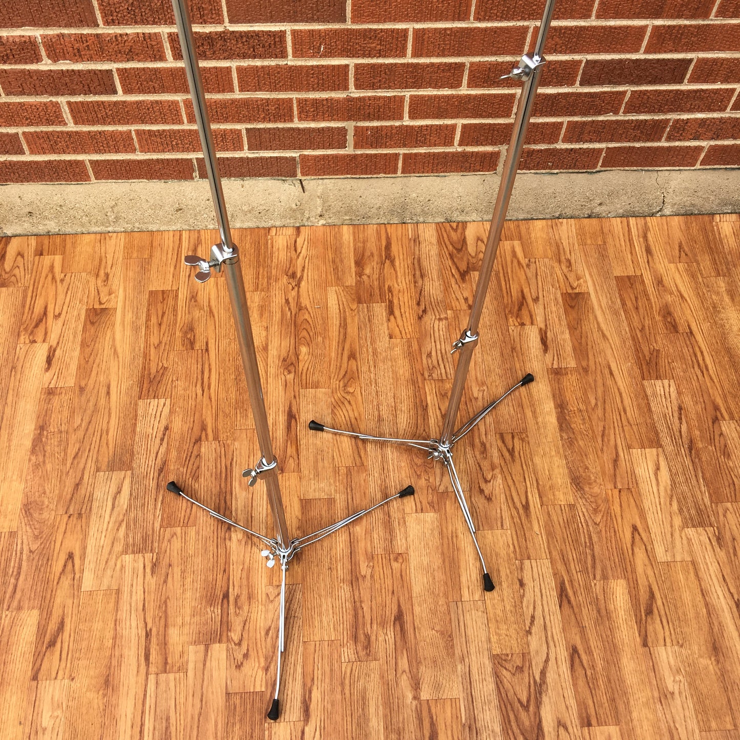 1960s Ludwig 1400 Straight Flat Base Cymbal Stand Pair (2pcs)