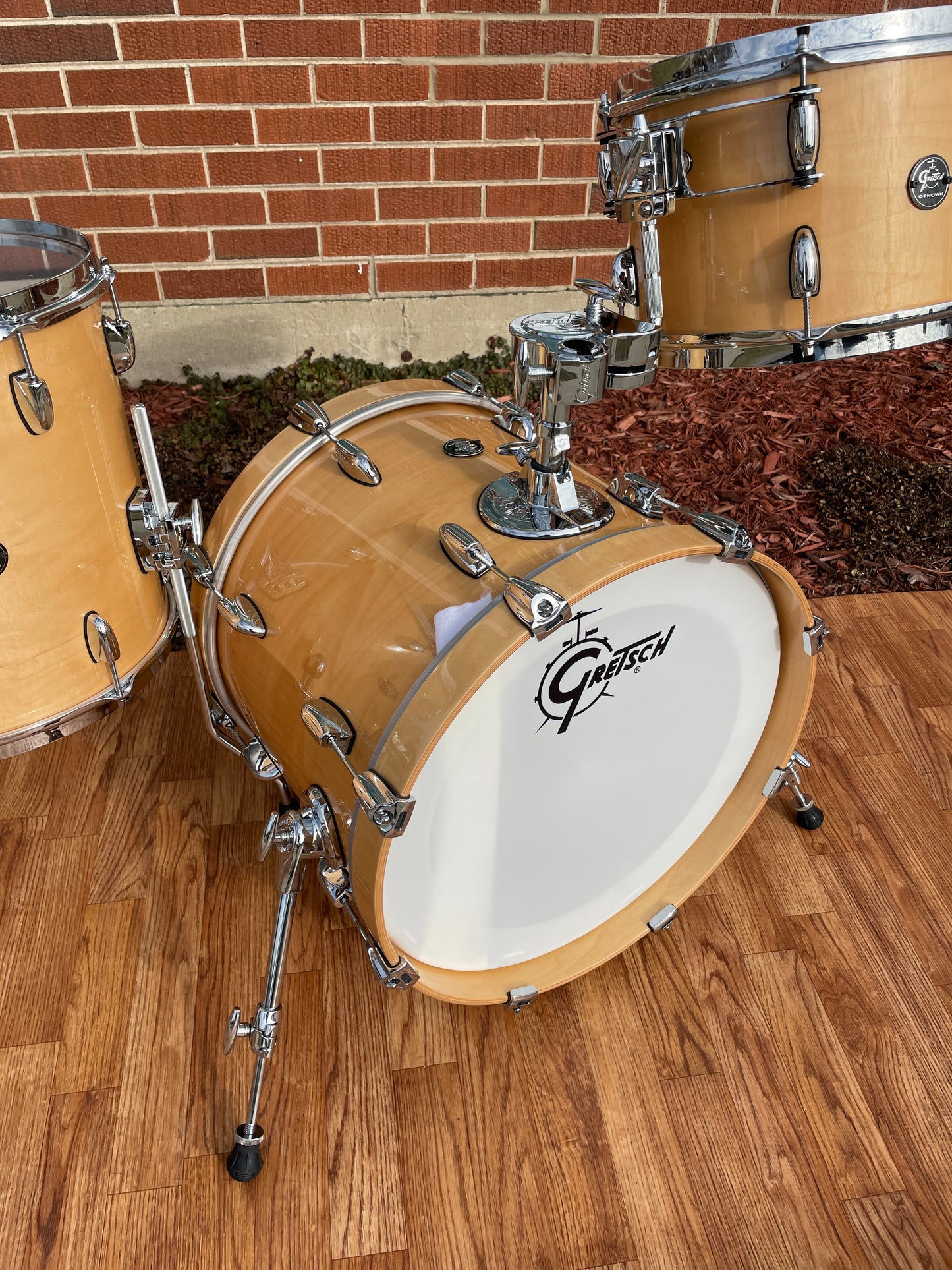 Gretsch Renown Series Bop Drum Set Gloss Natural 18/12/14