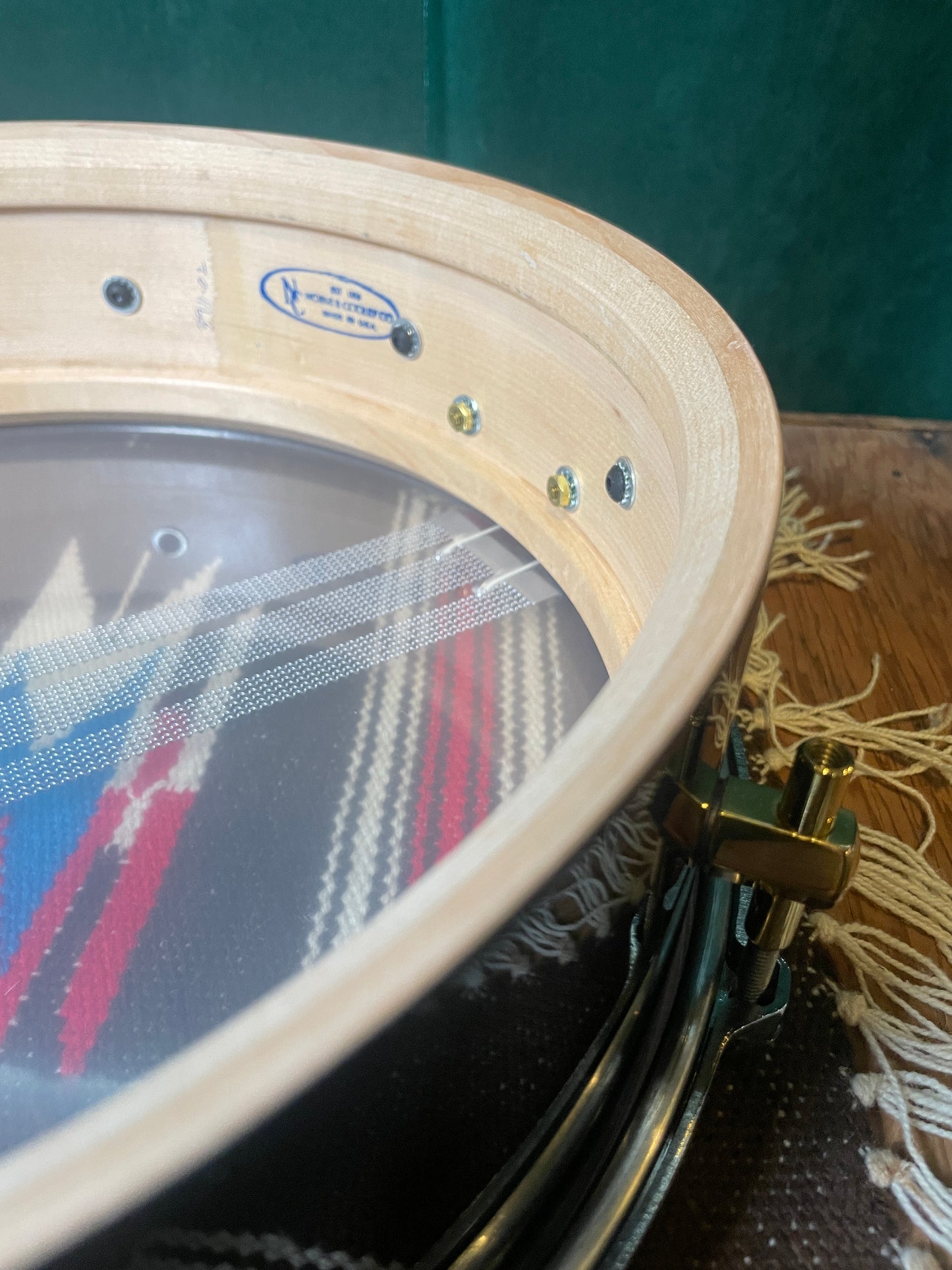 Noble & Cooley 4x14 Solid Maple Shell Snare Drum Black