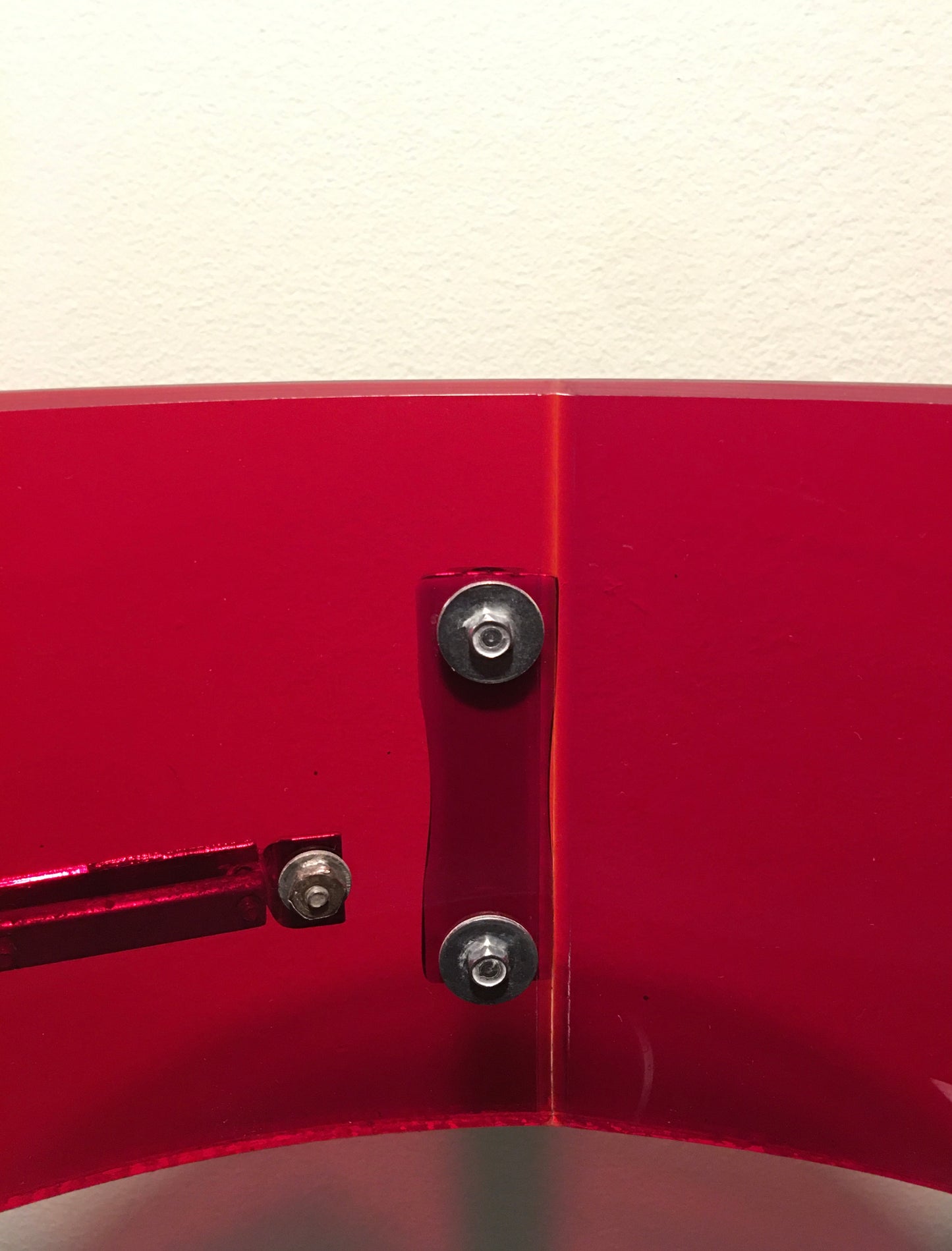 1970s Ludwig 5x14 Vistalite 10 Lug Snare Drum Red