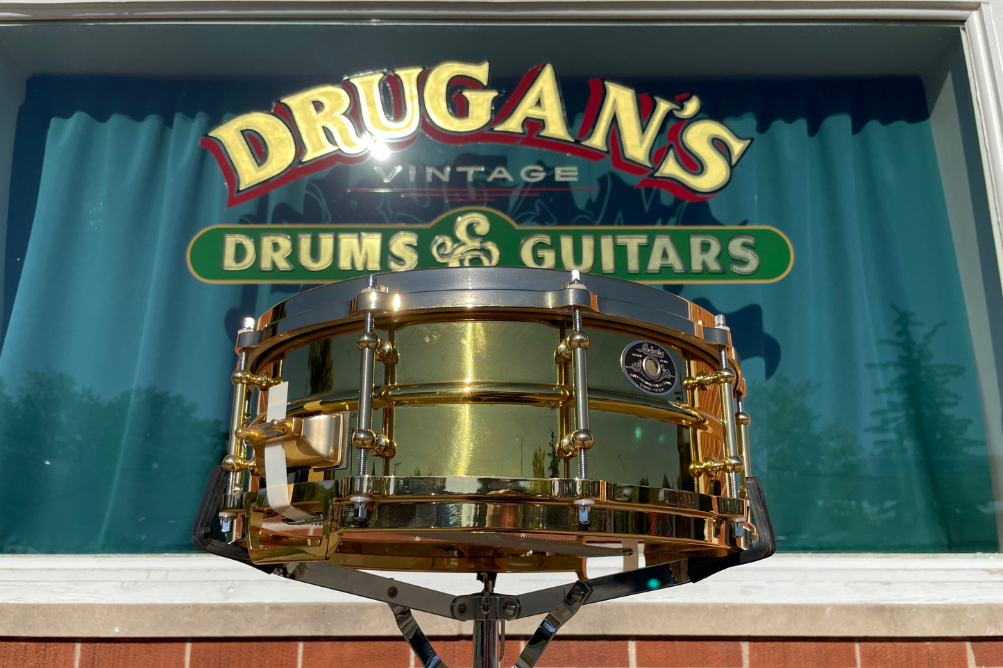 2000 Ludwig 5x14 Limited Edition Brass Millennium Snare Drum #36 of 100