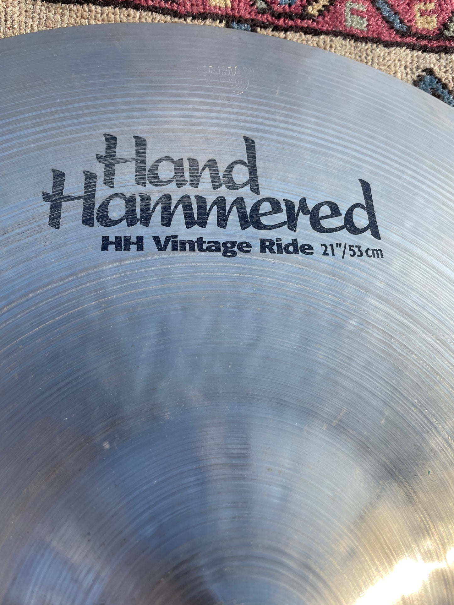 21" Sabian Hand Hammered HH Vintage Ride Cymbal 2258g