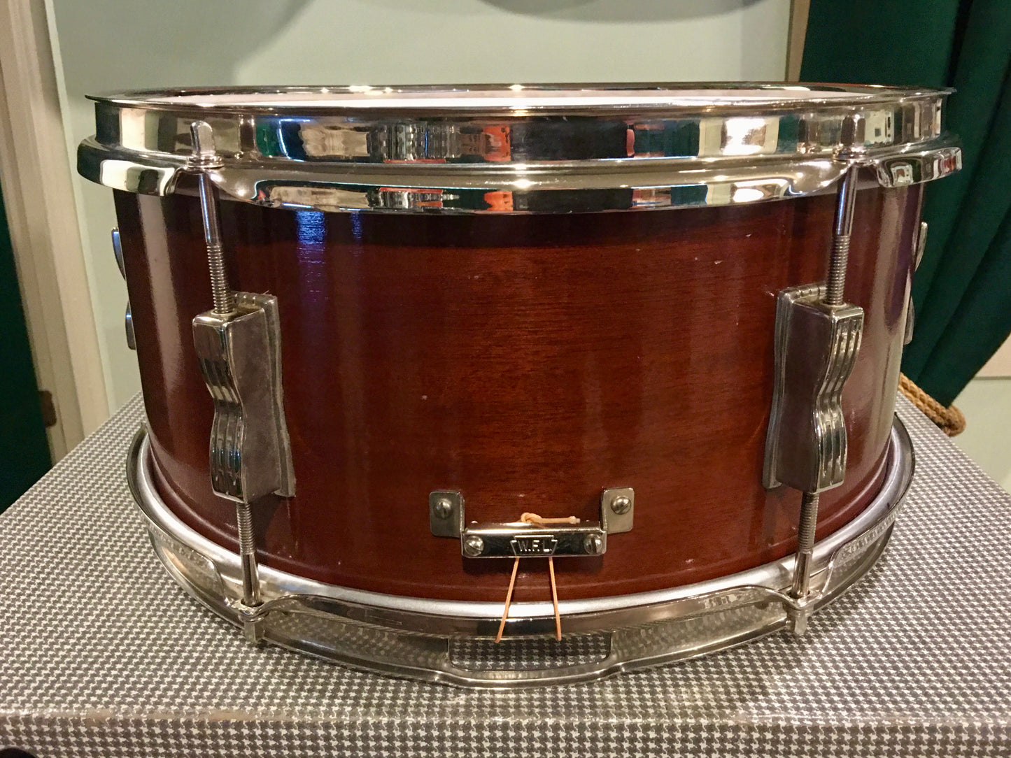 1959 Ludwig Pioneer Transition Badge 6.5X14 Mahogany Snare Drum