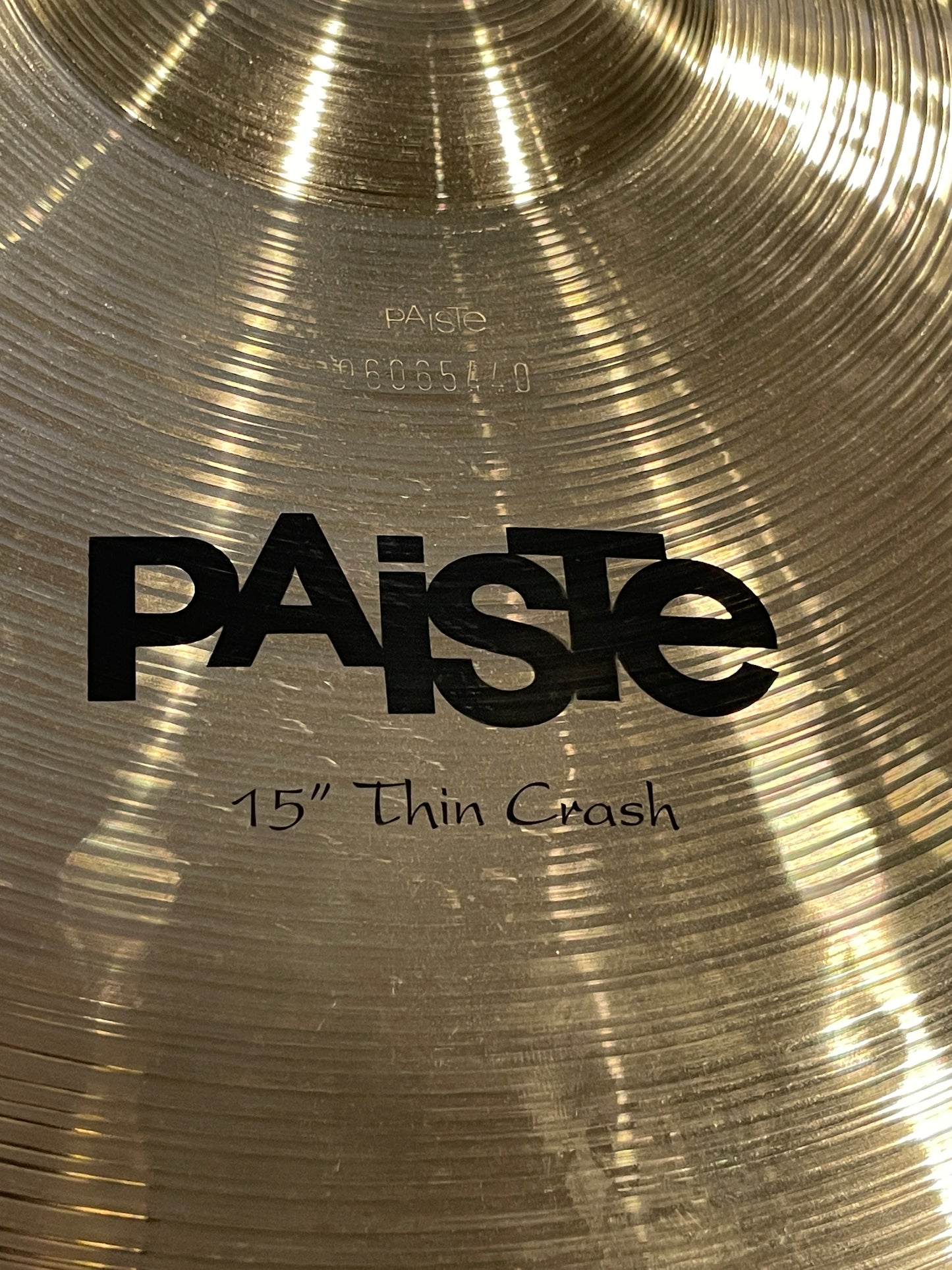 15" Paiste Sound Formula Thin Crash Cymbal 872g