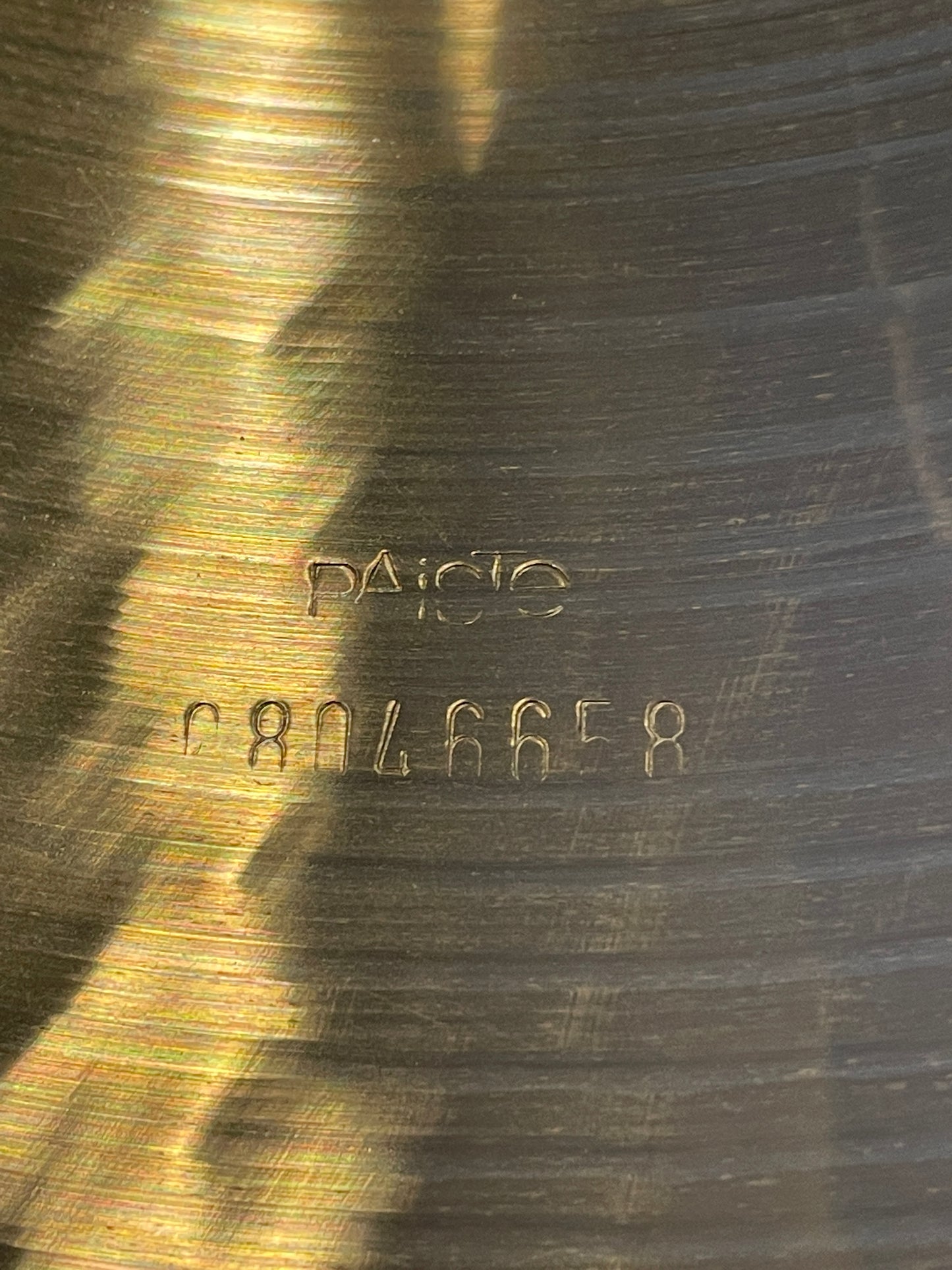 24" Paiste 2K2 Prototype Ride Cymbal 2002 3368g *Video Demo*