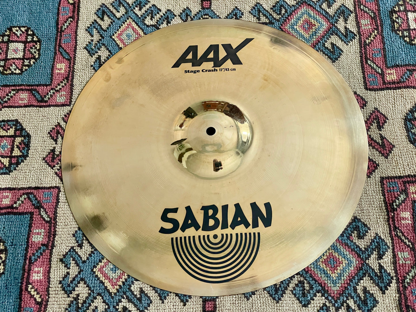 17" Sabian AAX Stage Crash Cymbal 1256g