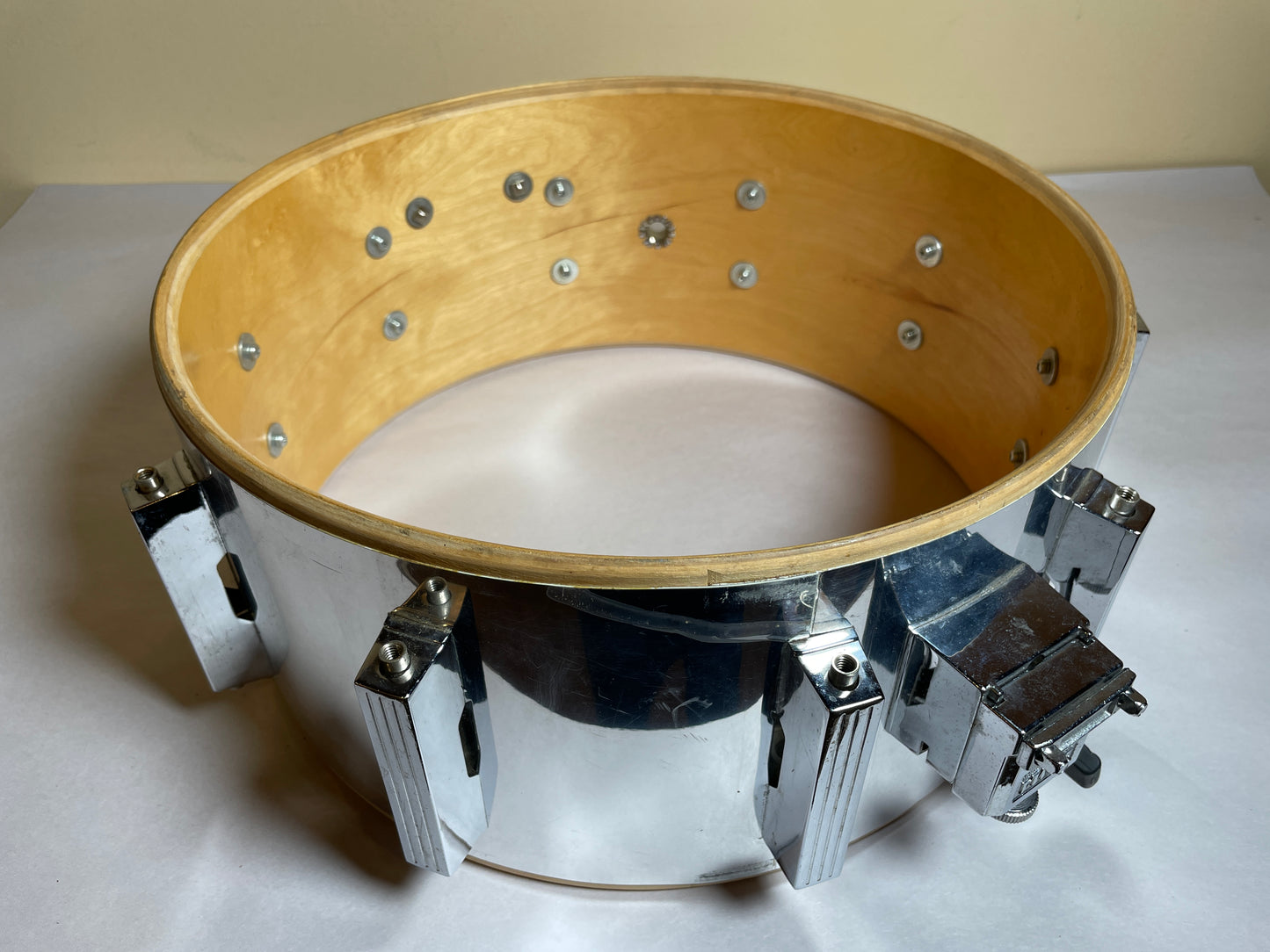 1980s Tama 6.5x14 Chrome Over Wood Snare MIJ Artstar Granstar