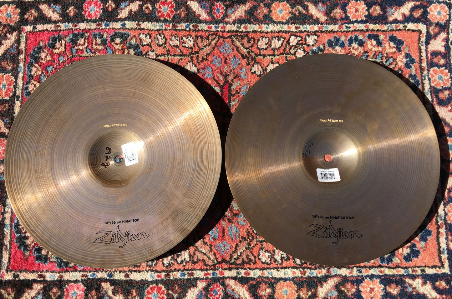 14" Zildjian A Avedis Hi-Hat Cymabals 892/1160g