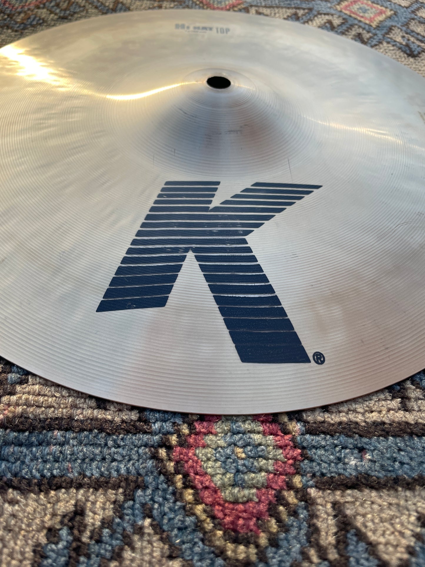 13" Zildjian K Hi-Hat Top Cymbal 916g K0821