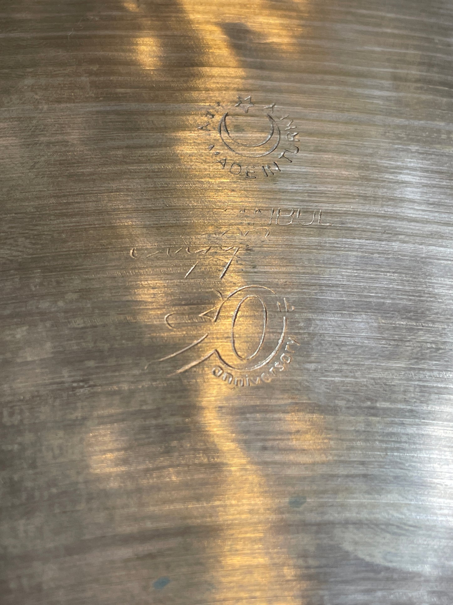 20" Istanbul Agop 30th Anniversary Ride Cymbal w/ Leather Cymbal Bag 1895g *Video Demo*