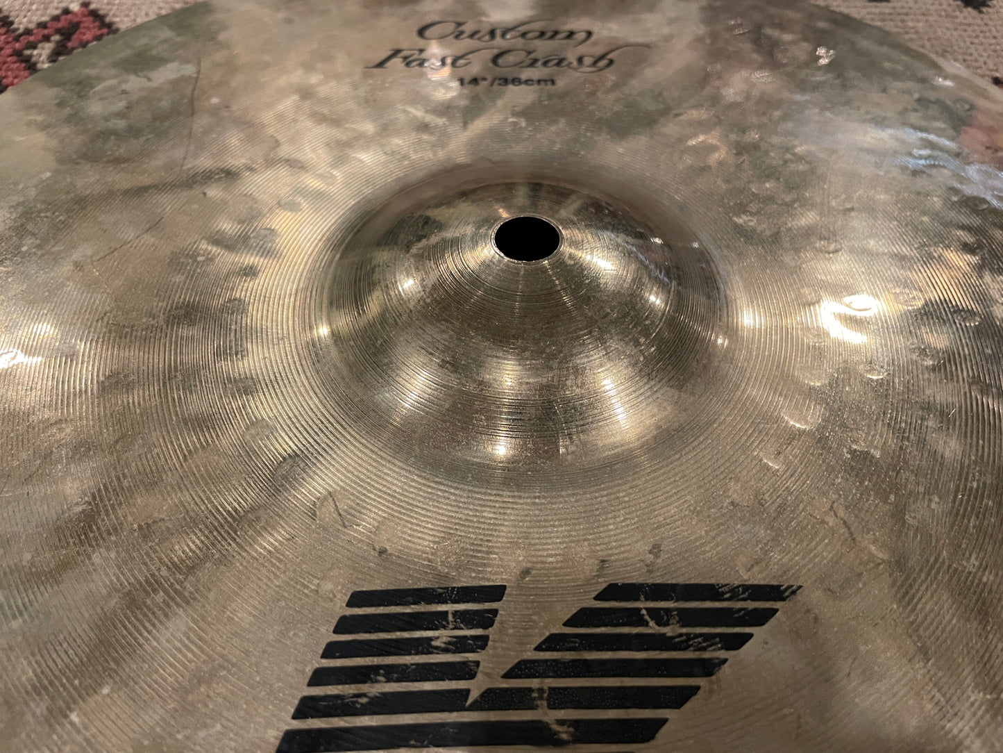 14" Zildjian K Custom Fast Crash Cymbal 742g