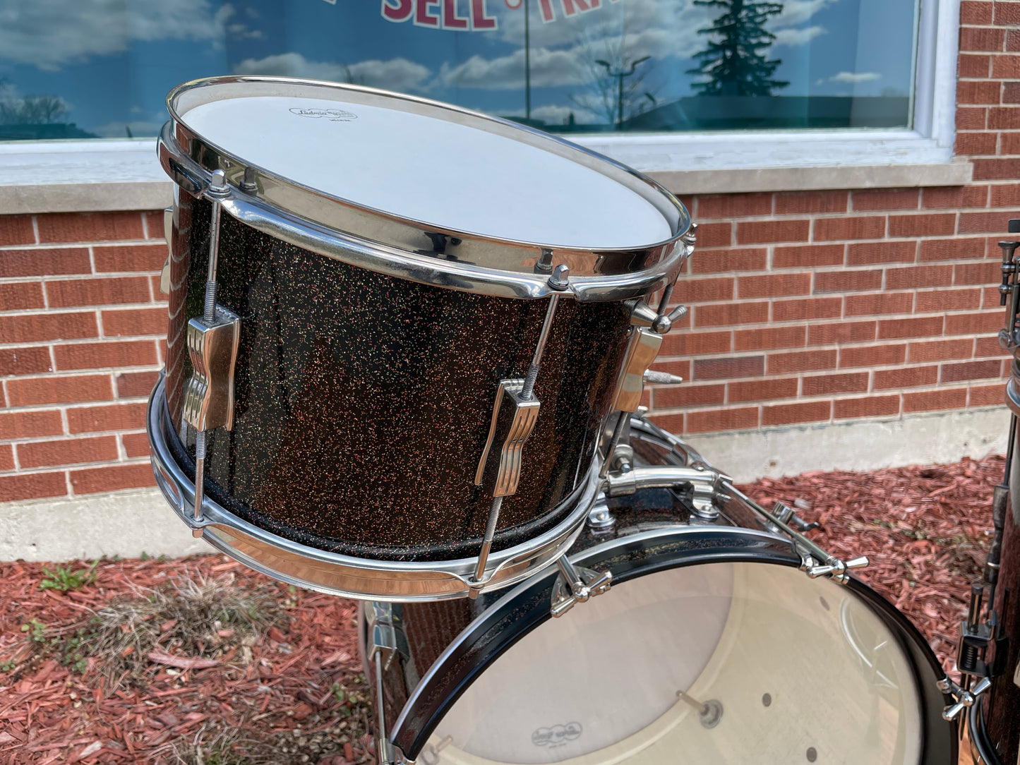 1964 Ludwig Club Date Drum Set Black Galaxy 20/12/14/5x14