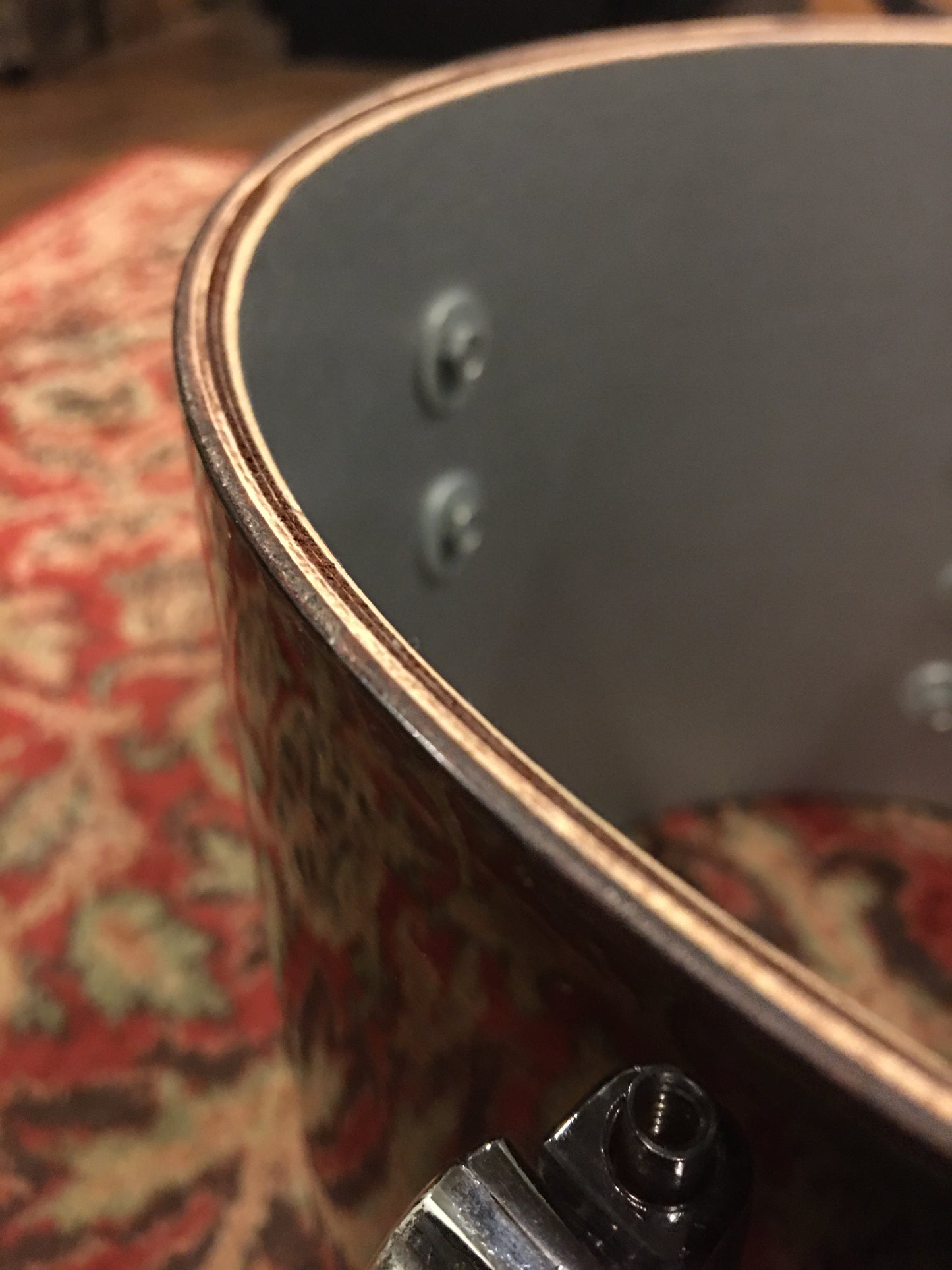 1982 Gretsch Square Badge 8x10 Virgin Tom Drum - Walnut Lacquer