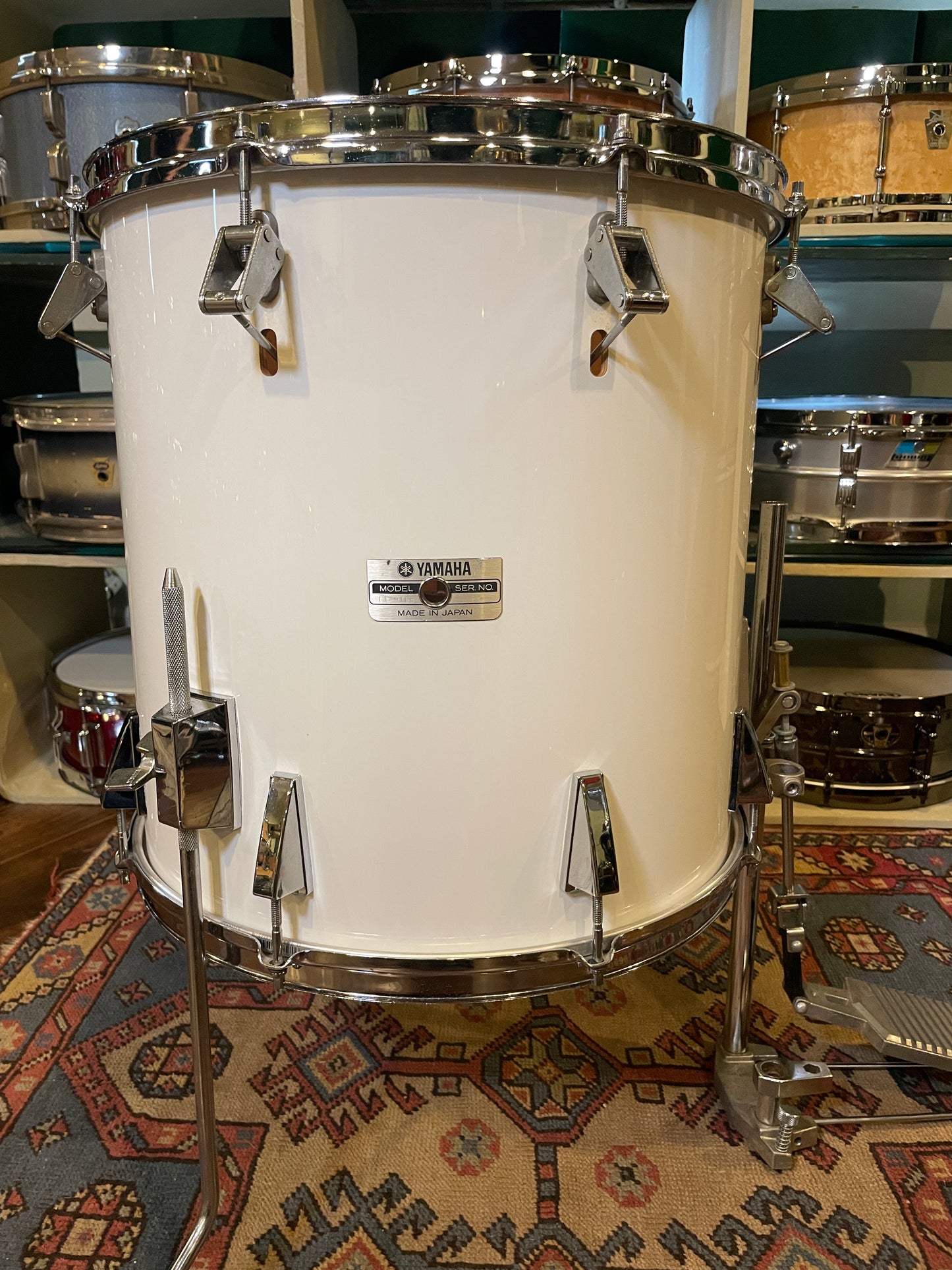 Rare 1980s Yamaha FT916-B Timpani Floor Tom 16X16 White