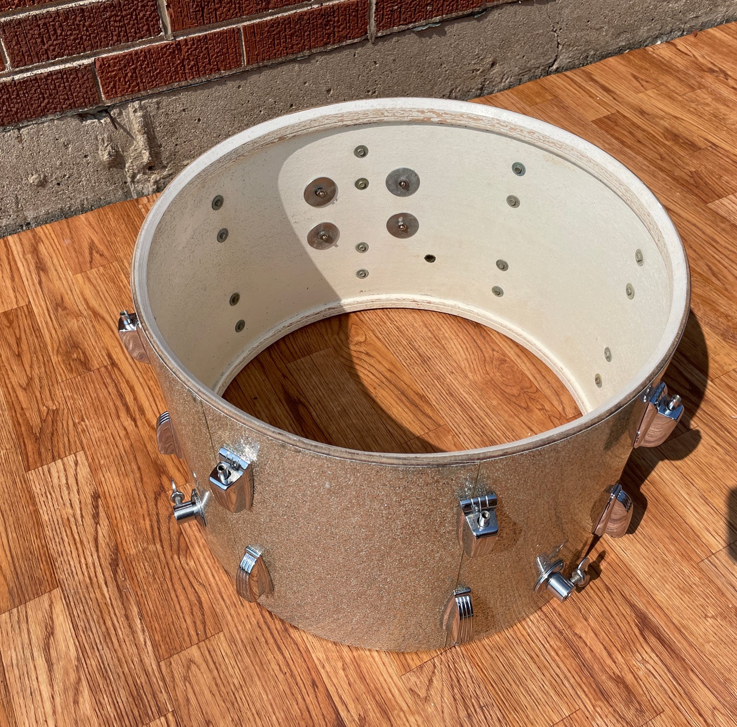 1966 Ludwig Jazzette Silver Sparkle Drum Set 12x18/12/14