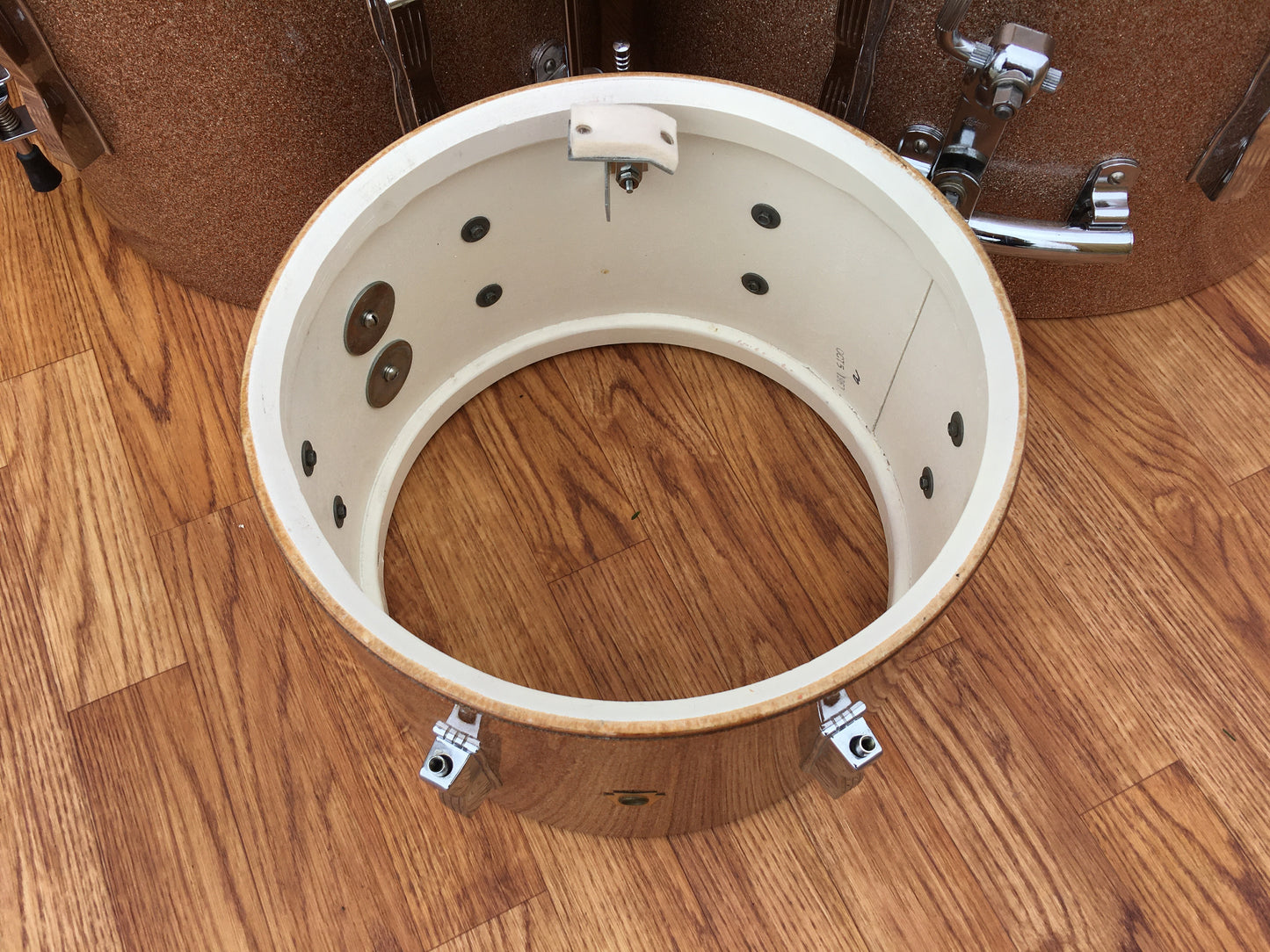 1967 Ludwig Club Date Drum Set W/ Matching Snare - Champagne Sparkle