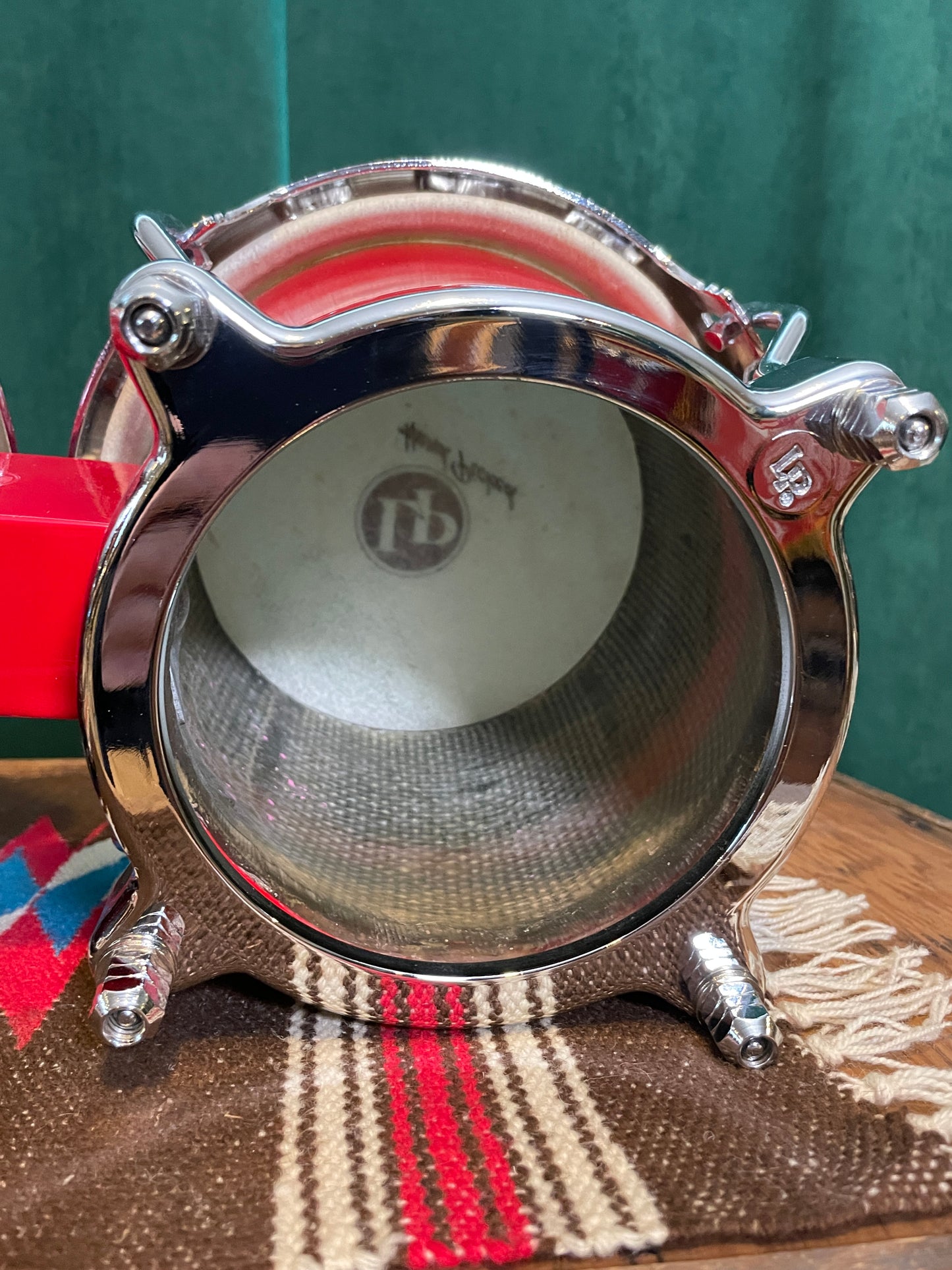 LP Bongos Fiberglass Red Latin Percussion