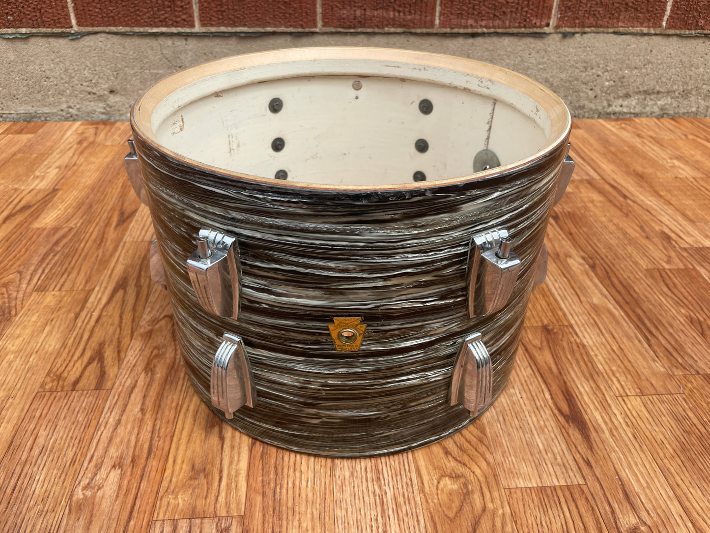 1967 Ludwig 9x13 Tom Drum Oyster Black Pearl