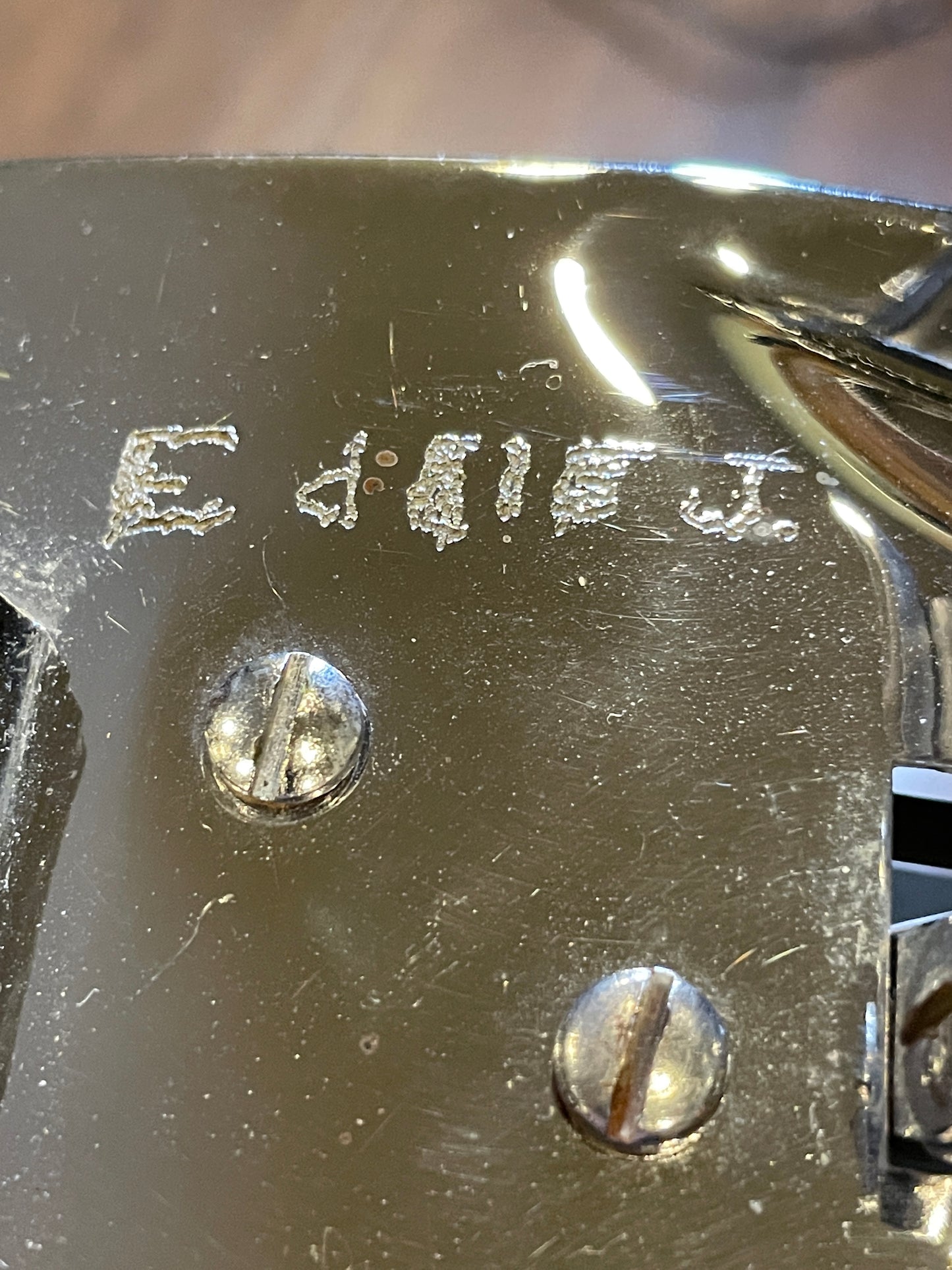 1930s Leedy 6.5x14 Chrome Over Brass Broadway Parallel Snare Drum COB *Video*