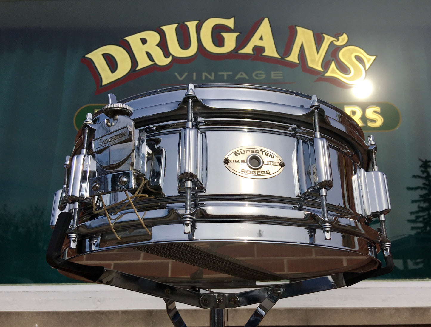 Early 1970s Rogers Super 10 5x14 Snare Drum
