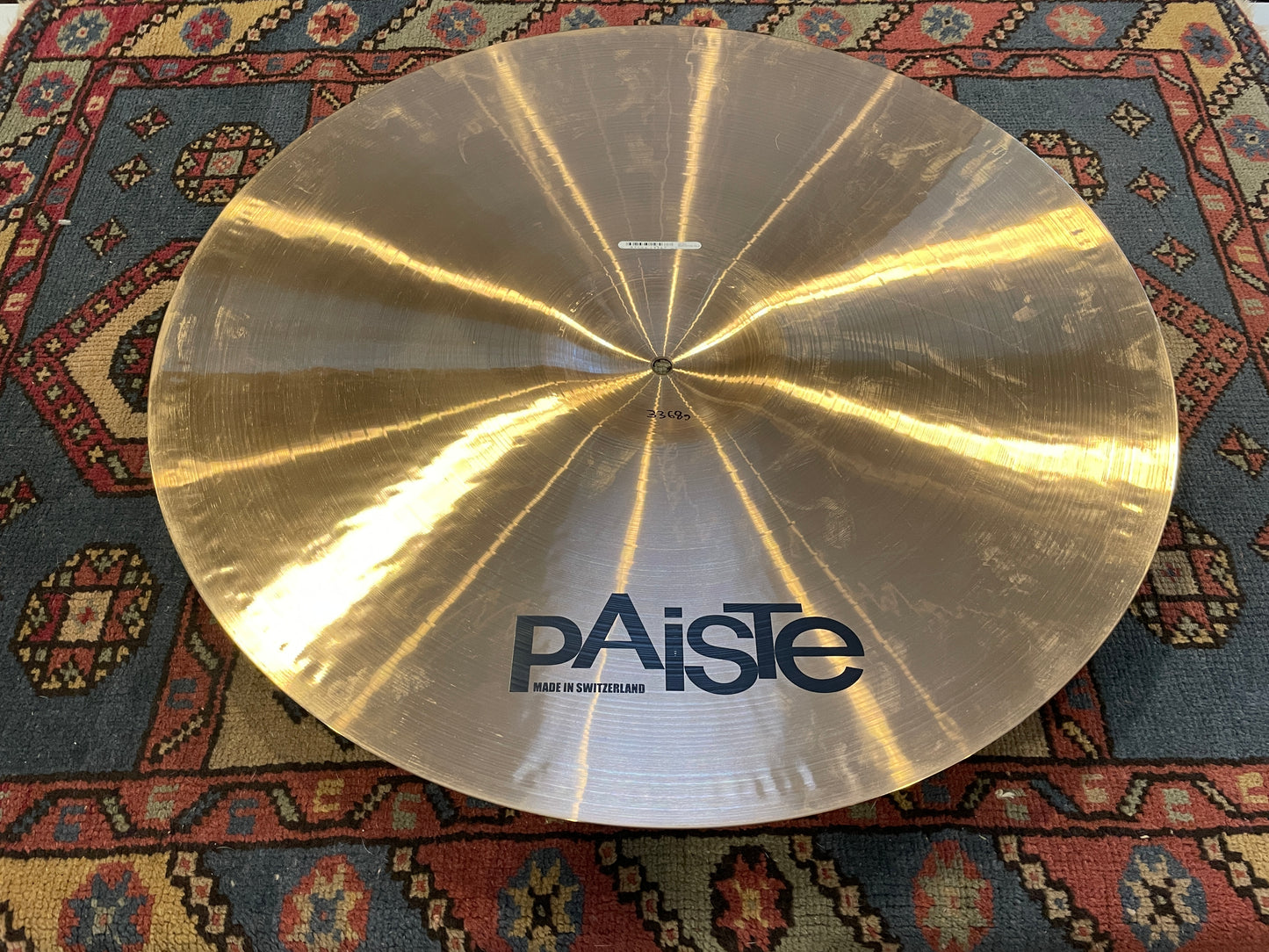 24" Paiste 2K2 Prototype Ride Cymbal 2002 3368g *Video Demo*
