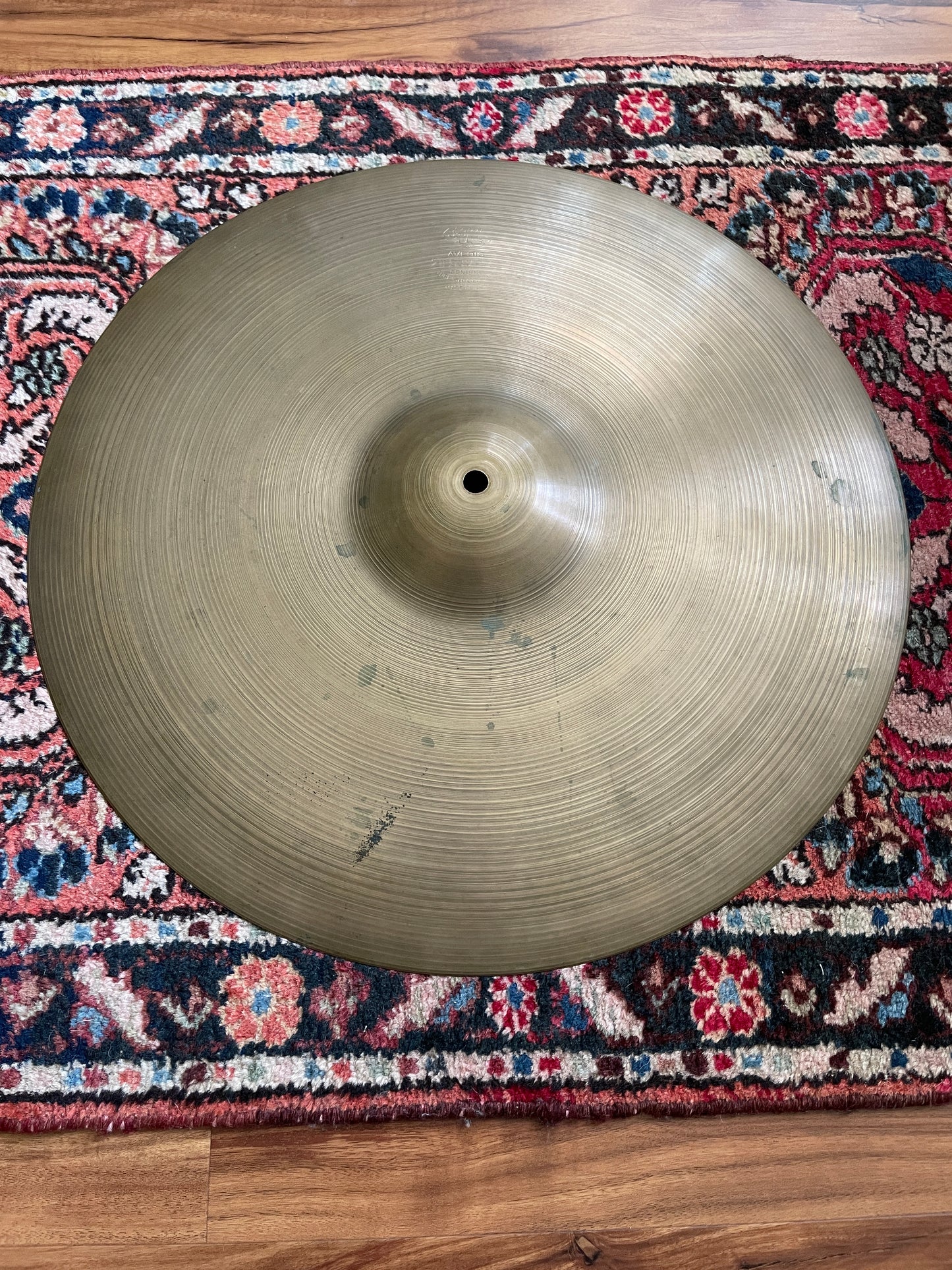 18" Zildjian A 1954-56 Large Block Stamp Crash Cymbal 1513g #796