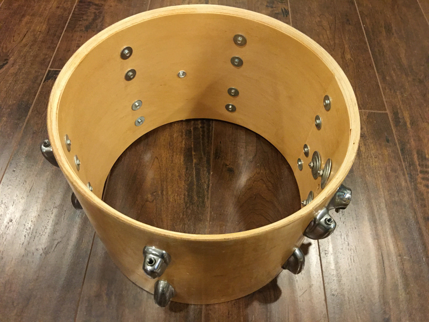 1970s Slingerland 9x13 Natural Maple 5 ply Tom Drum